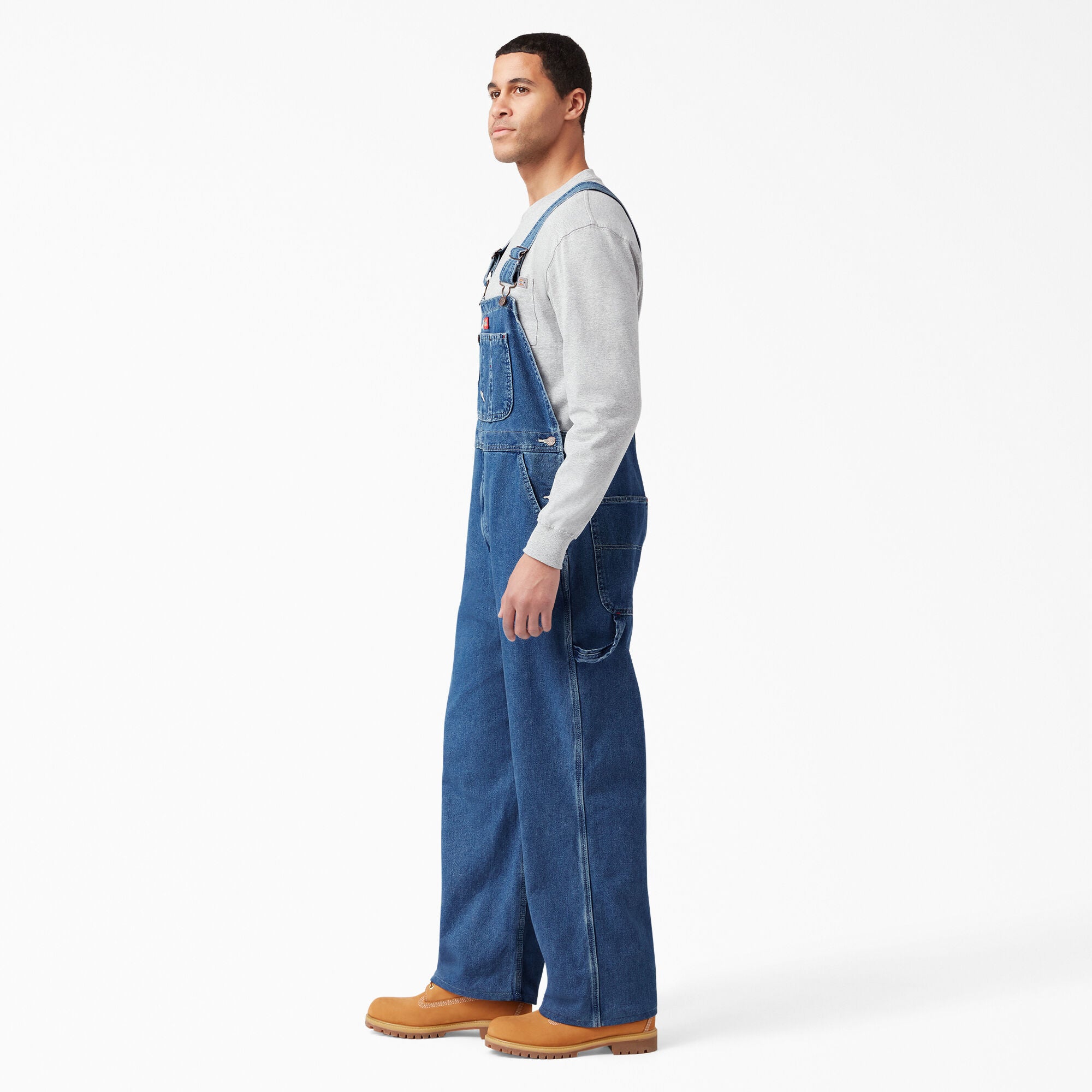 Stonewashed Indigo Bib Overalls - Image 3