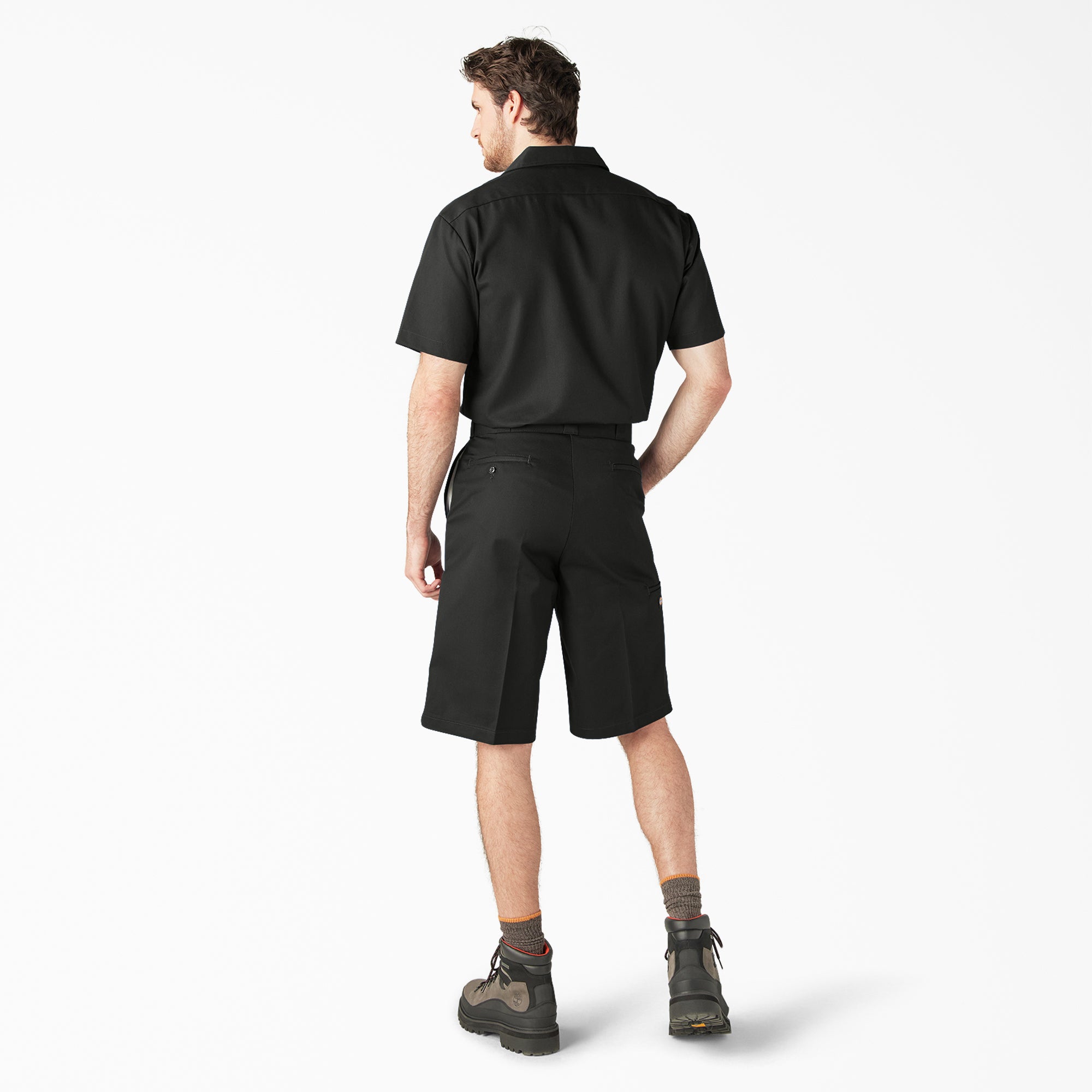 Loose Fit Flat Front Work Shorts. 13 - Image 5