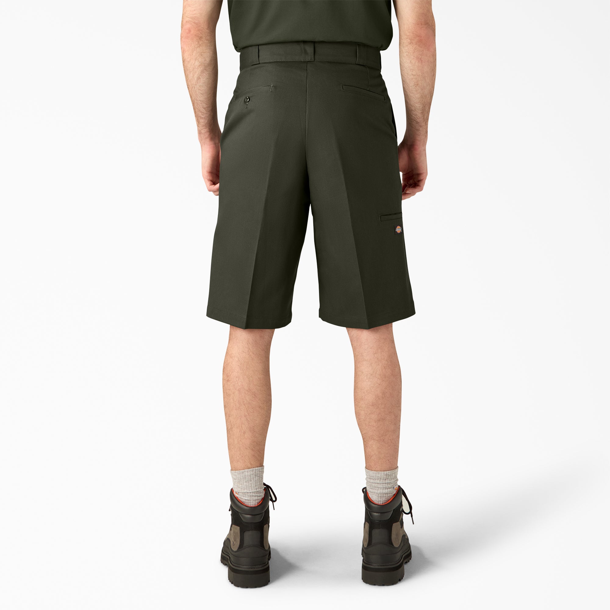 Loose Fit Flat Front Work Shorts. 13 - Image 2