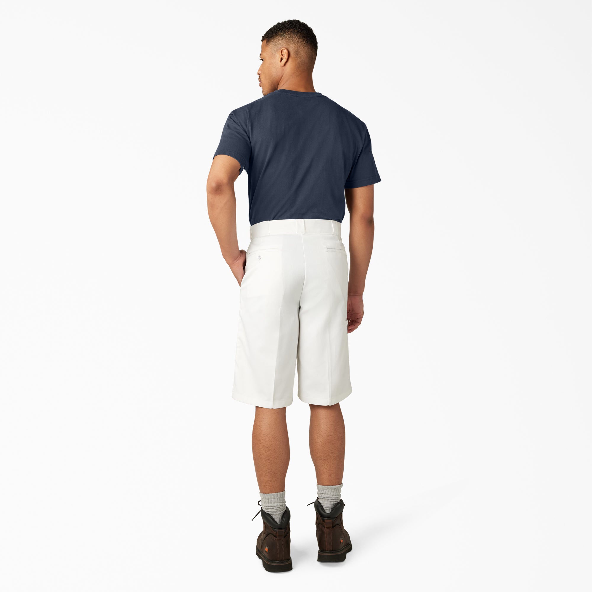 Loose Fit Flat Front Work Shorts. 13 - Image 6