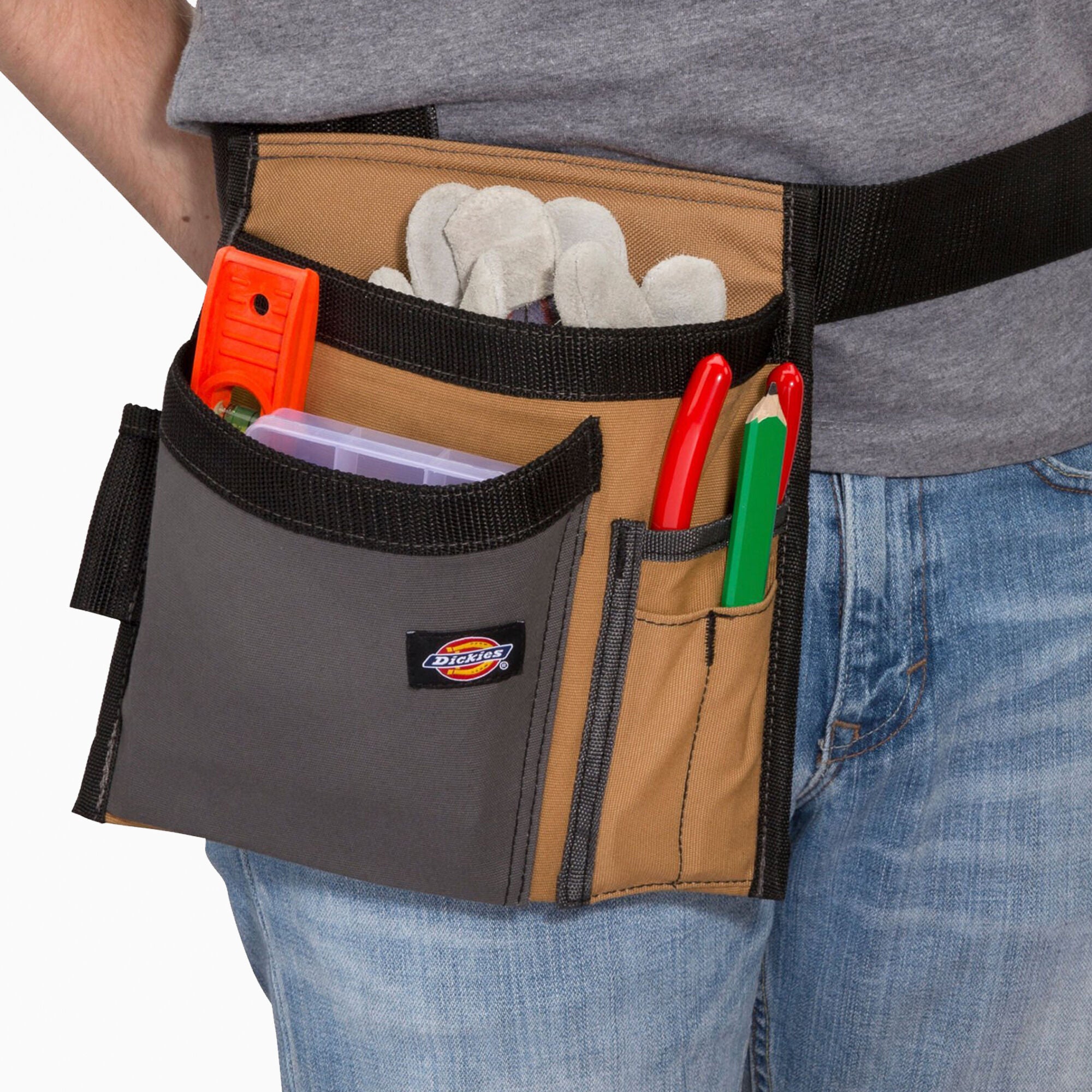 5-Pocket Work Apron with Tool Pouch - Image 2
