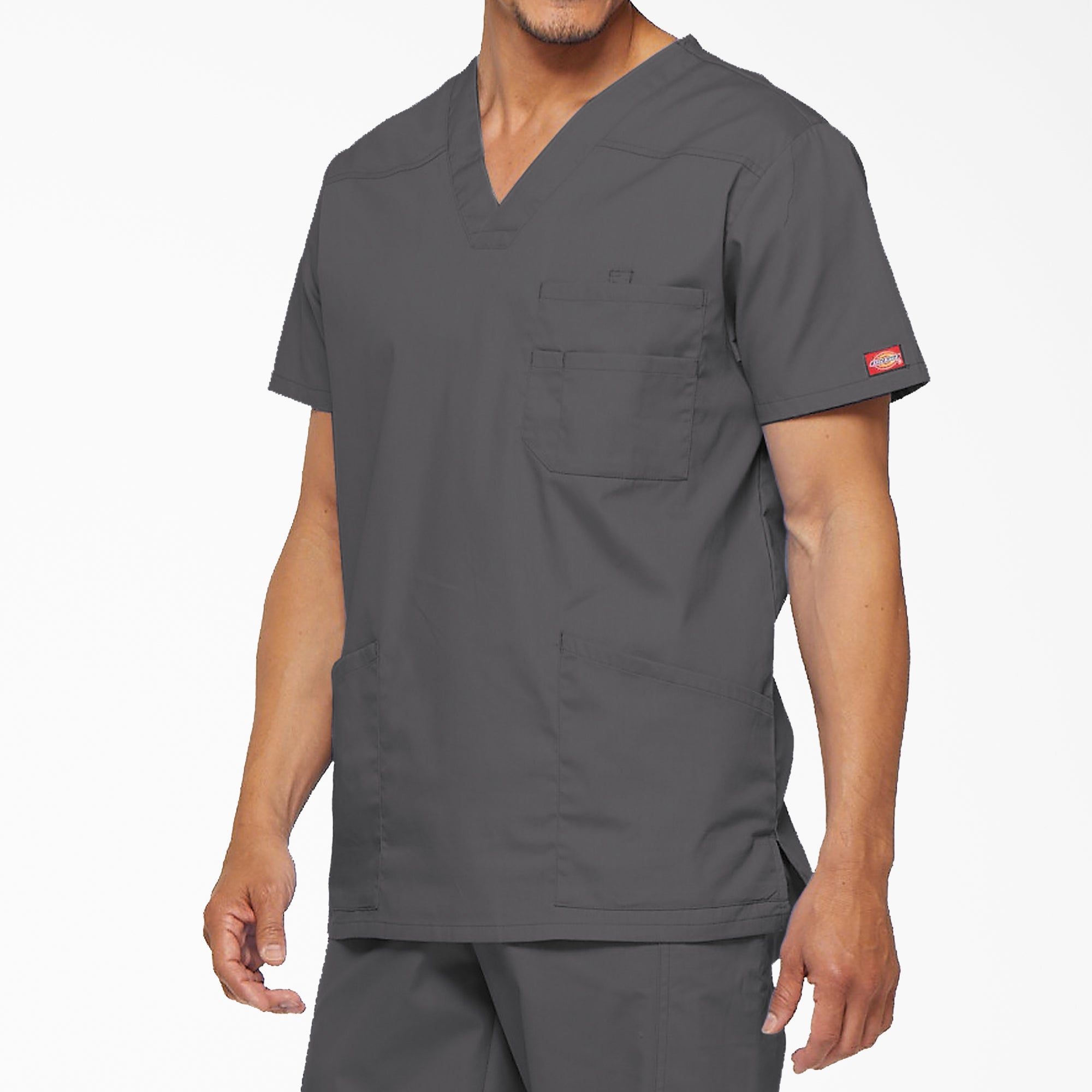 Men's EDS Signature V-Neck Scrub Top - Image 3