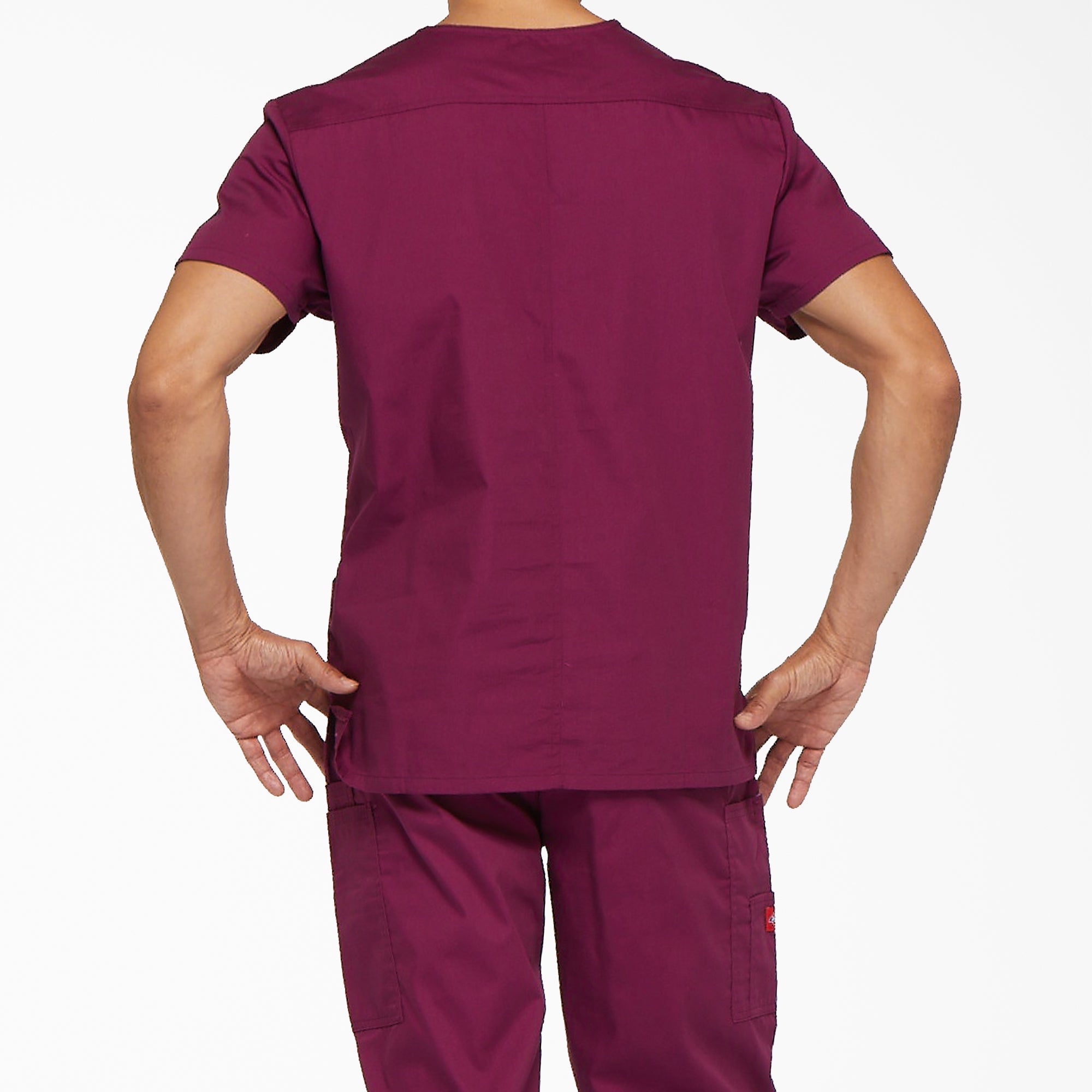 Men's EDS Signature V-Neck Scrub Top - Image 2