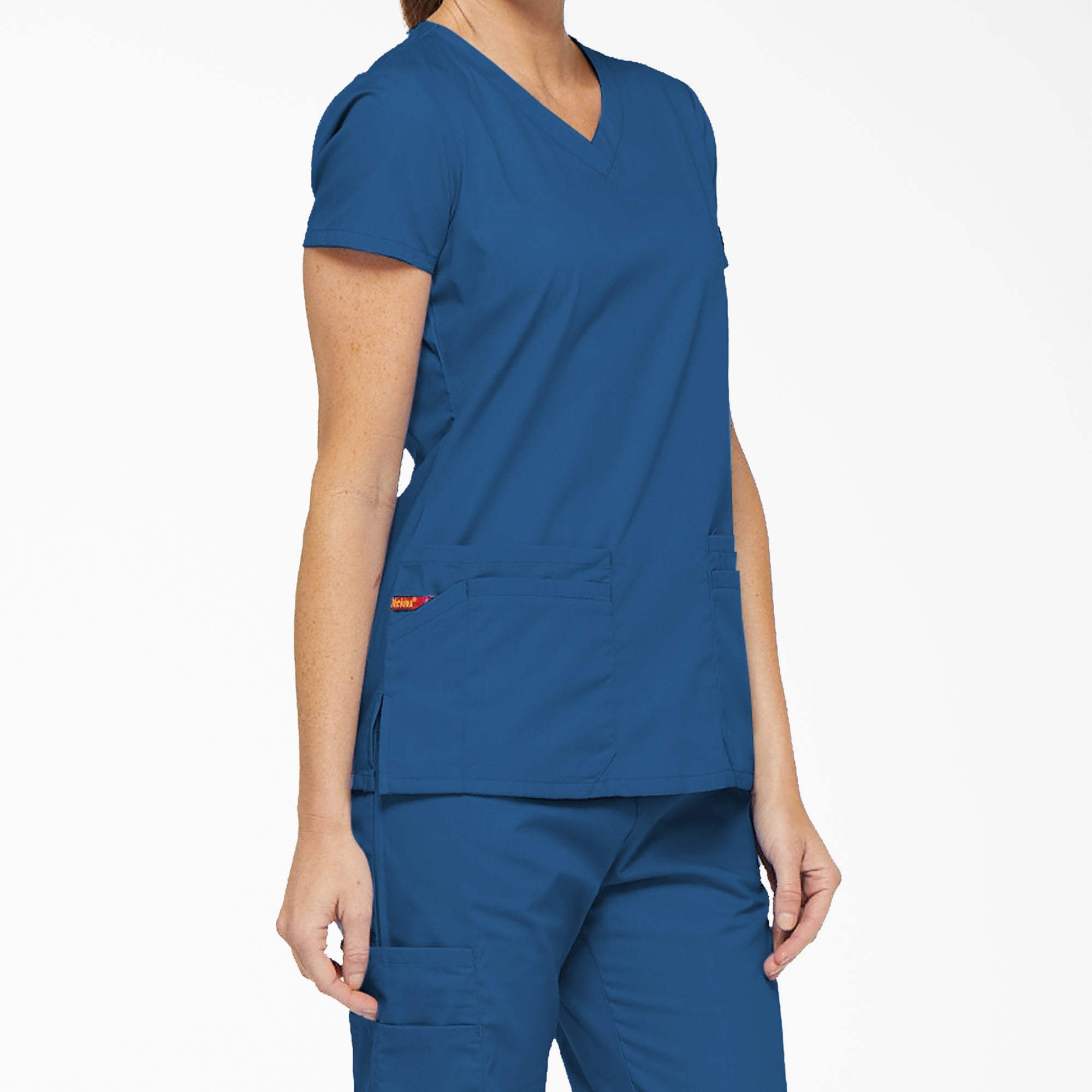 Women's EDS Signature V-Neck Scrub Top - Image 4