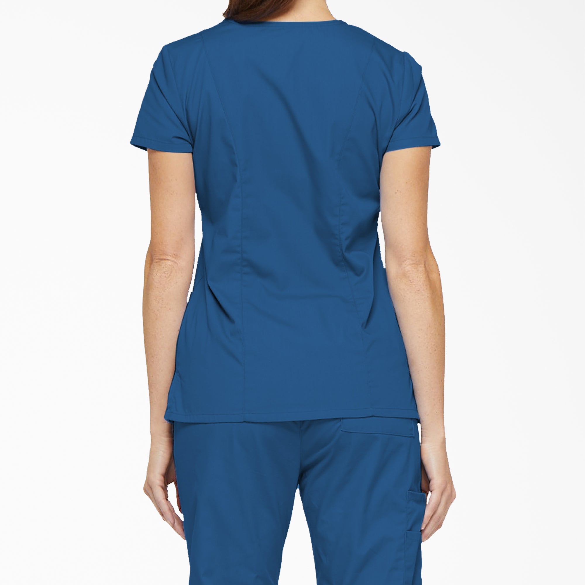 Women's EDS Signature V-Neck Scrub Top - Image 2