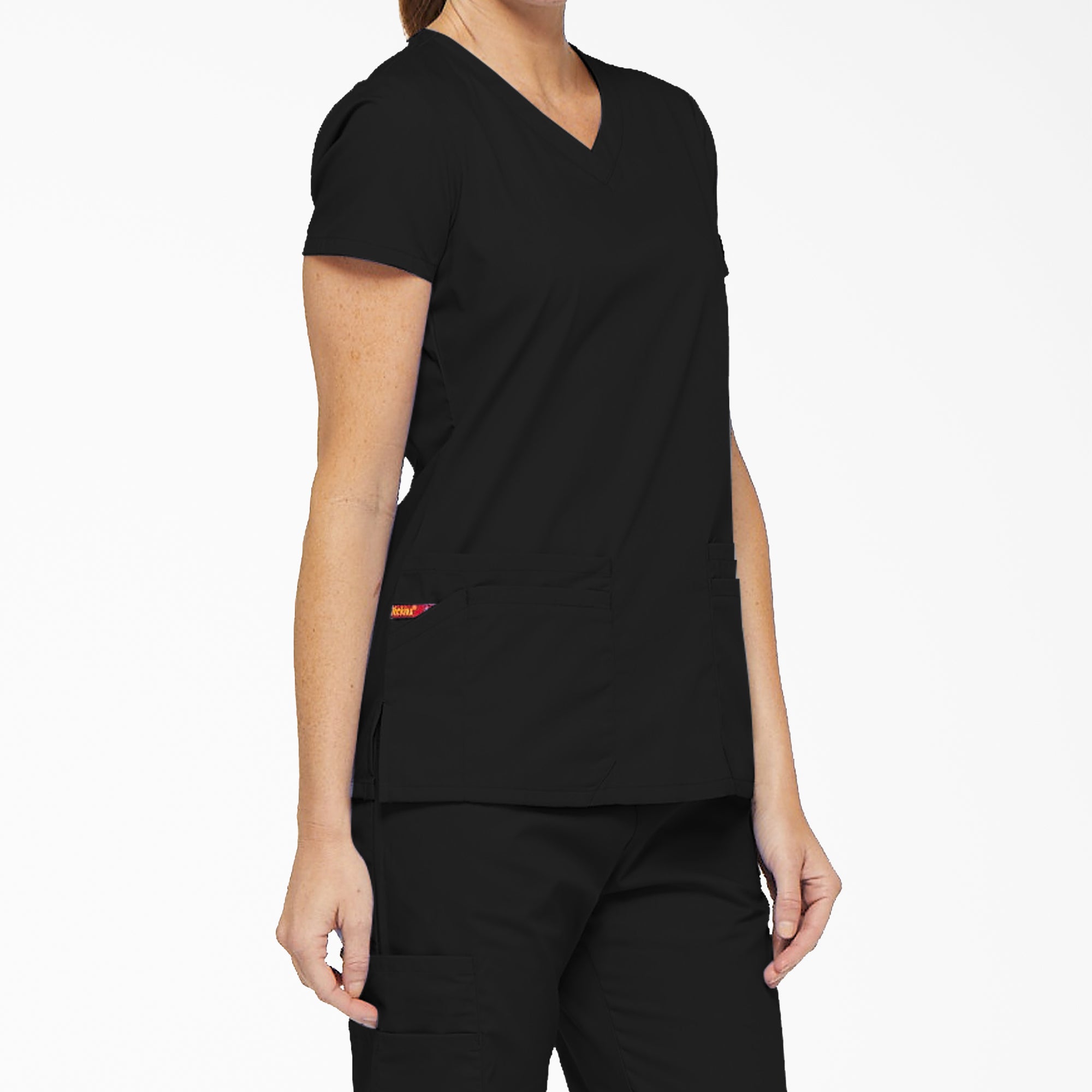 Women's EDS Signature V-Neck Scrub Top - Image 4