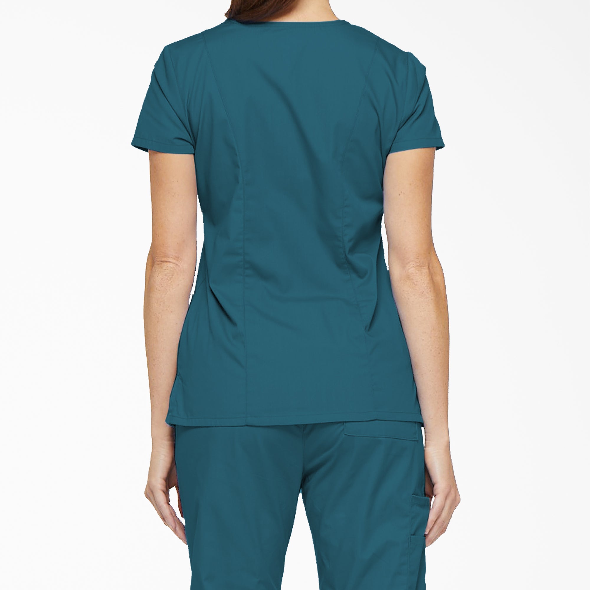 Women's EDS Signature V-Neck Scrub Top - Image 2