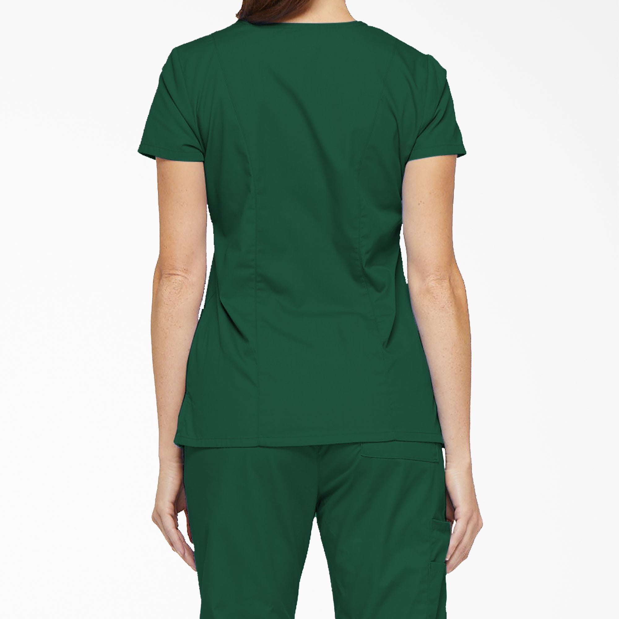 Women's EDS Signature V-Neck Scrub Top - Image 2
