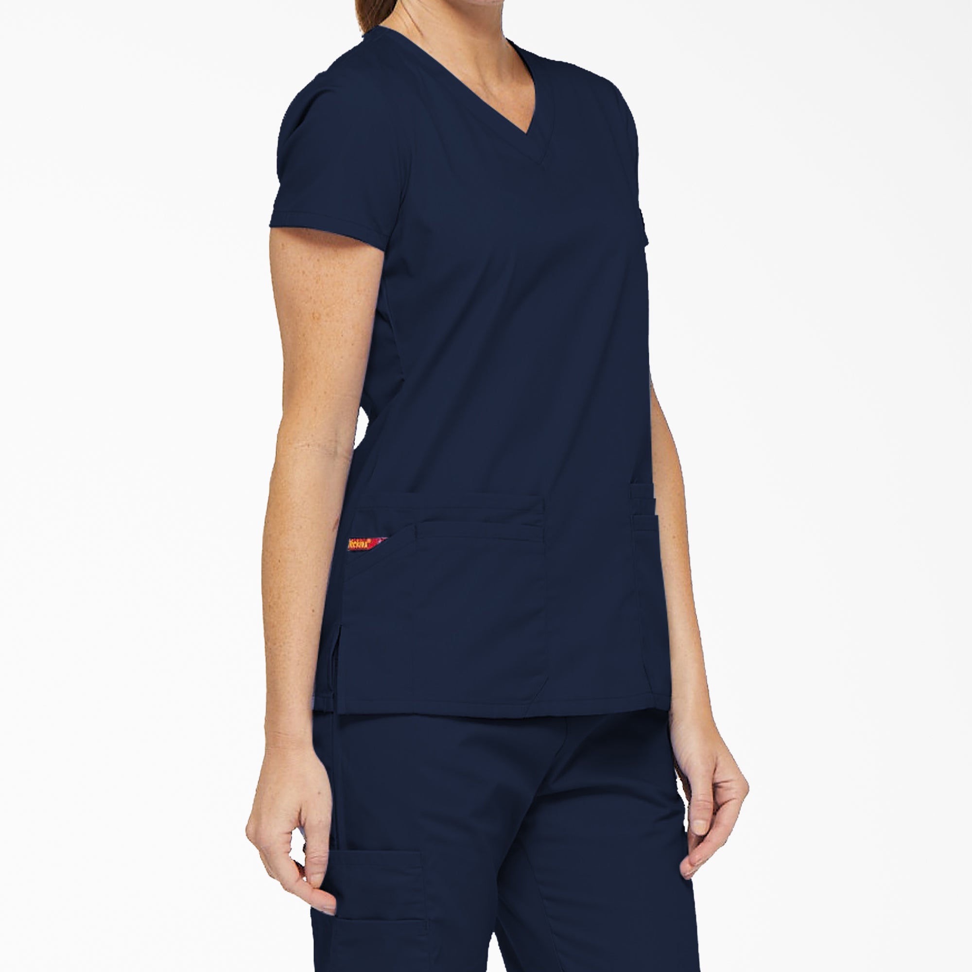 Women's EDS Signature V-Neck Scrub Top - Image 4