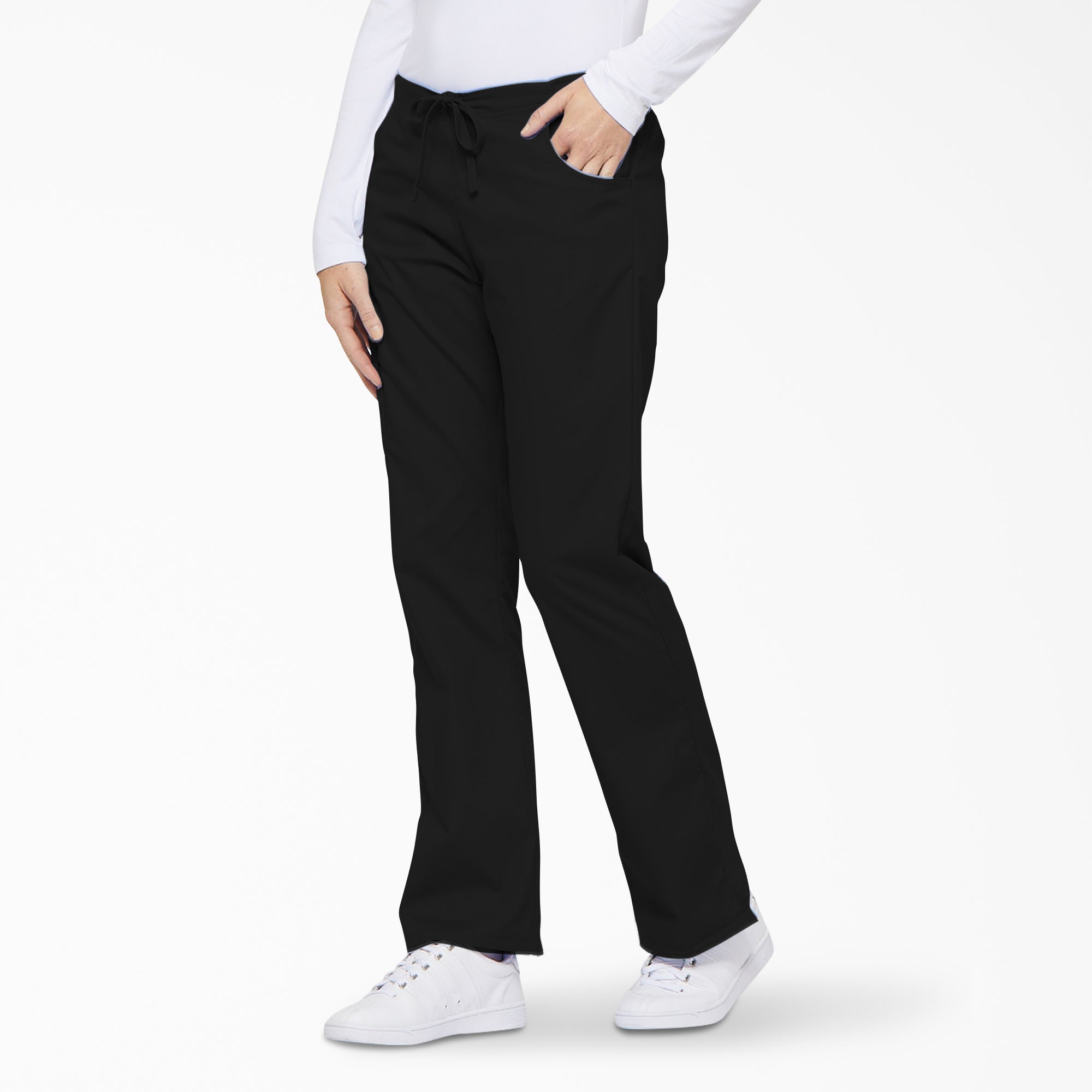 Women's EDS Signature Drawstring Cargo Scrub Pants - Image 3