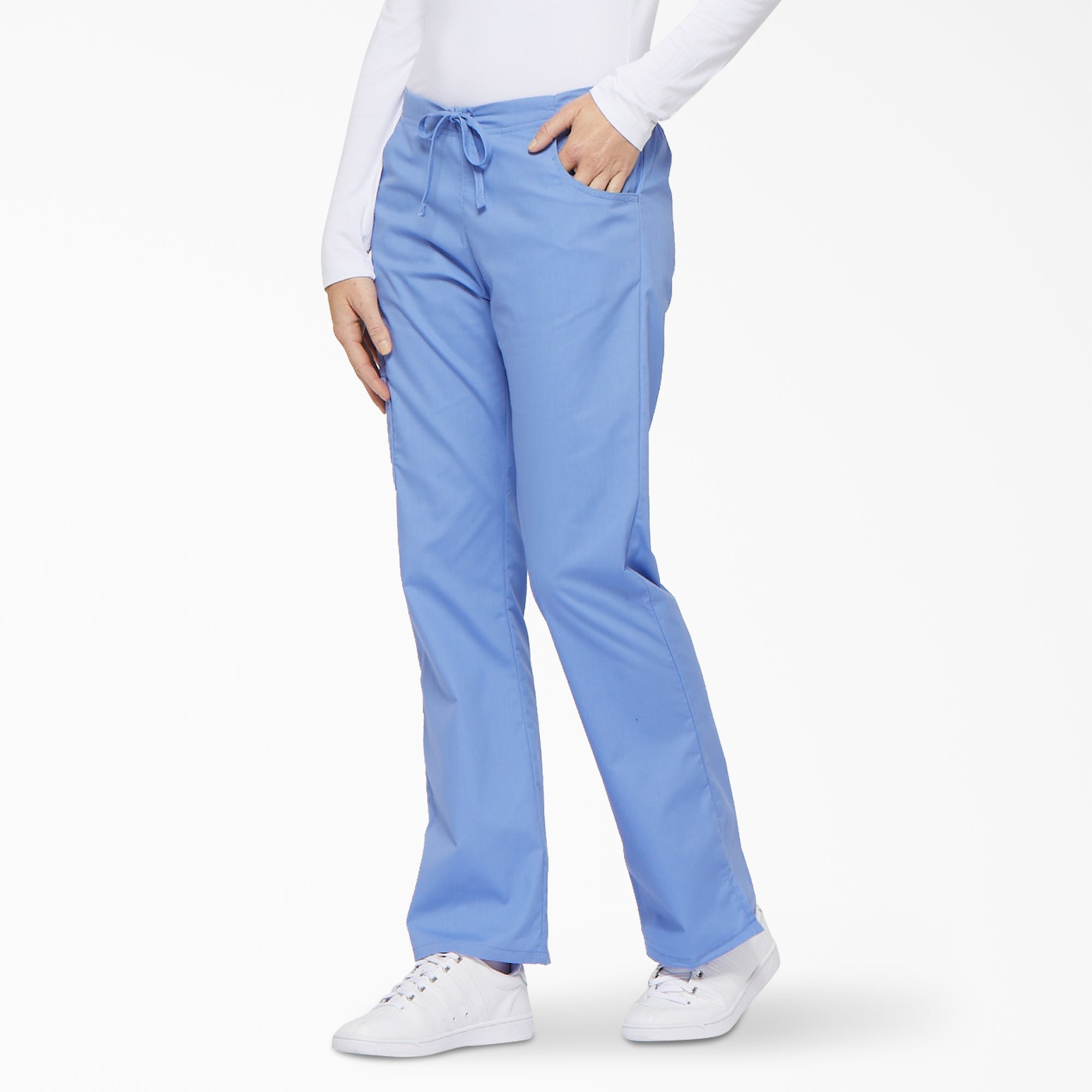 Women's EDS Signature Drawstring Cargo Scrub Pants - Image 3