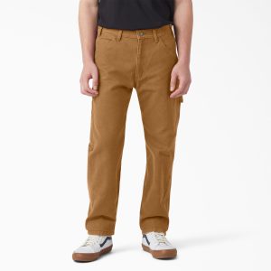 Relaxed Fit Stonewashed Duck Carpenter Pants