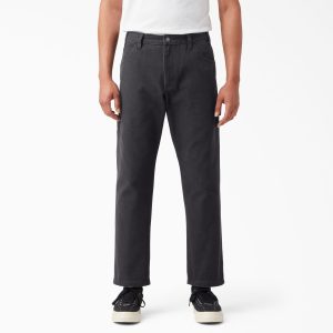 Relaxed Fit Stonewashed Duck Carpenter Pants