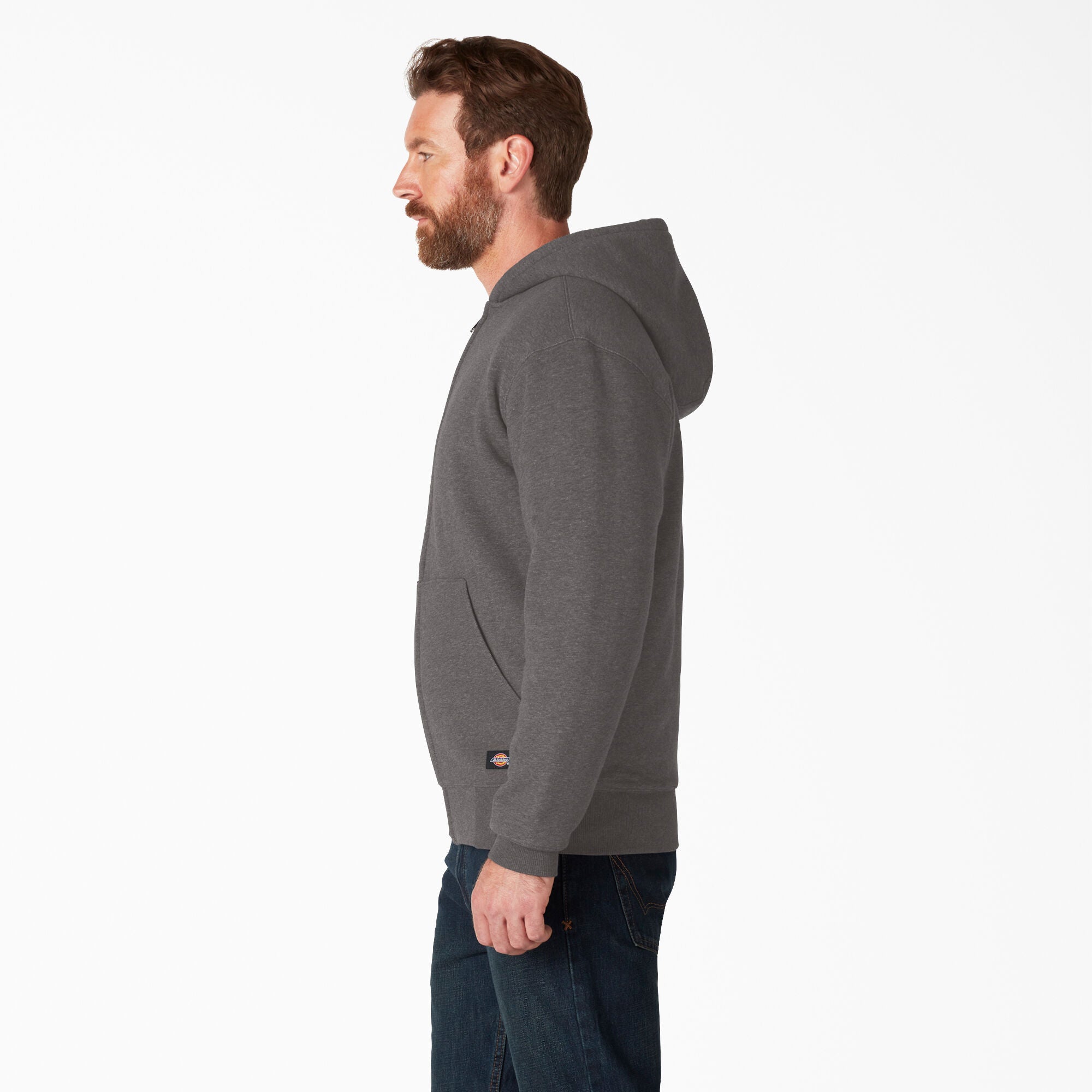 High Pile Fleece Lined Full Zip Hoodie - Image 3