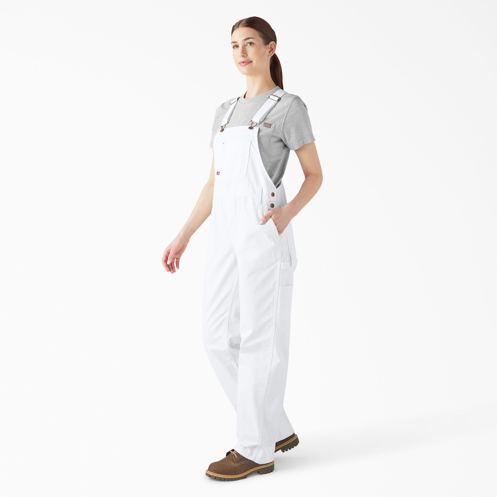Women's Relaxed Fit Bib Overalls - Image 3