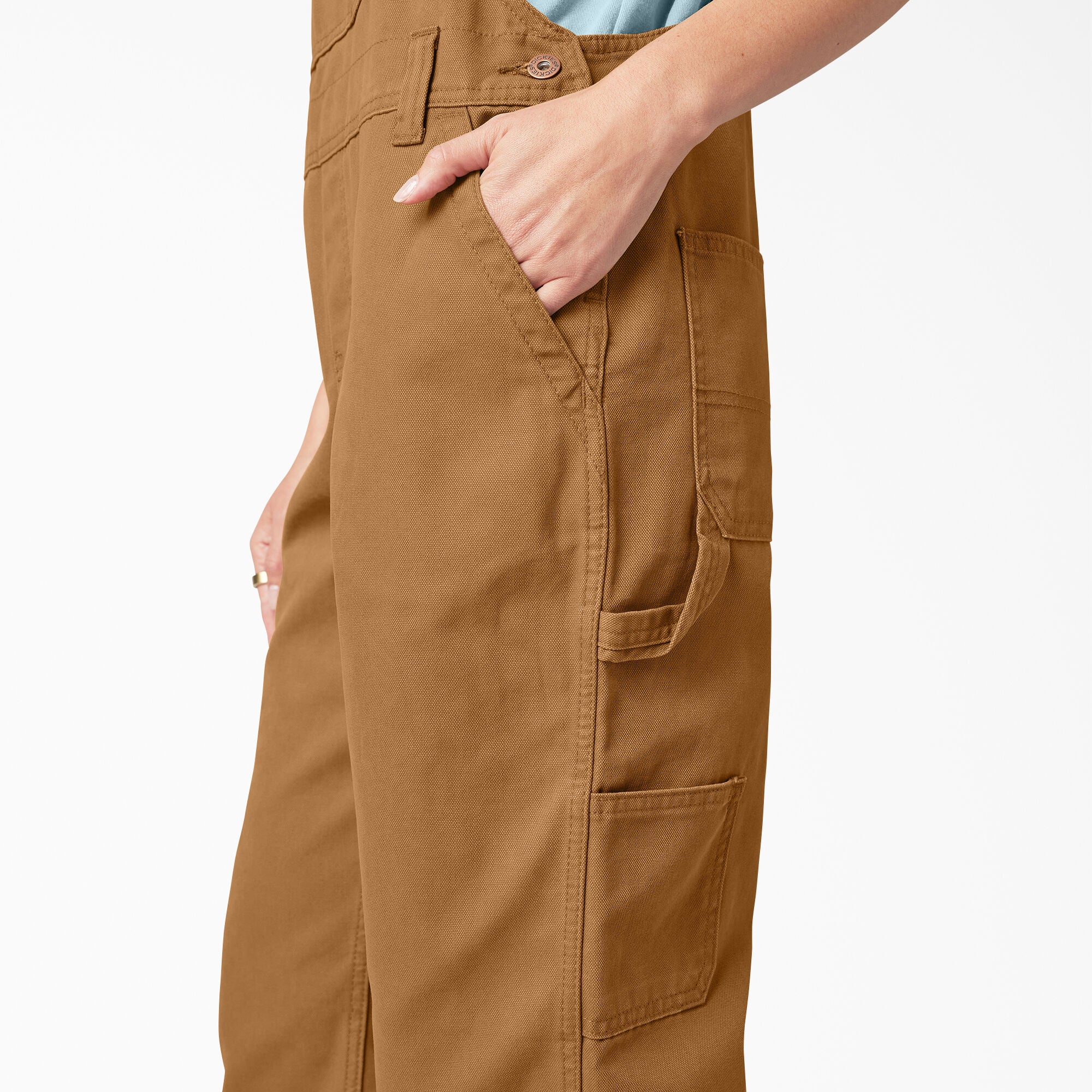 Women's Relaxed Fit Bib Overalls - Image 6
