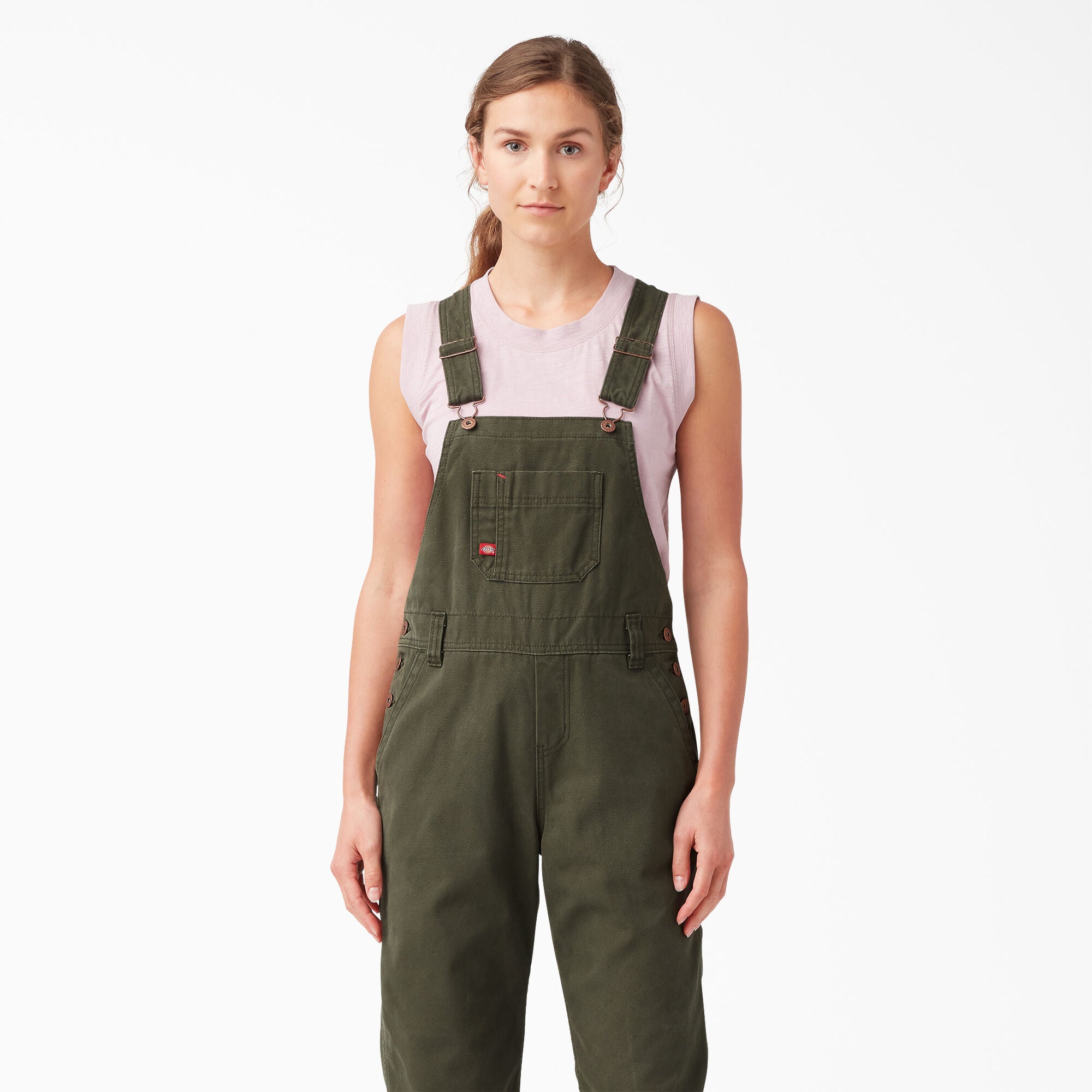 Women's Relaxed Fit Bib Overalls - Image 4