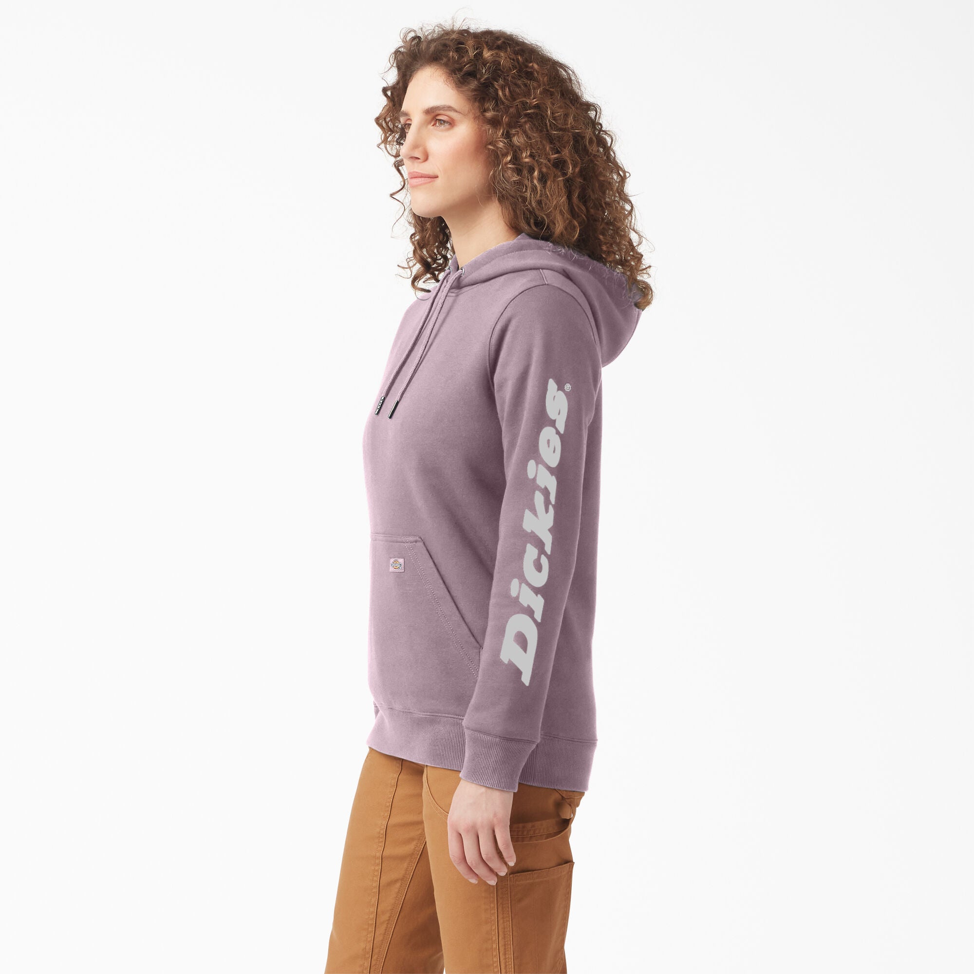 Women's Water Repellent Sleeve Logo Hoodie - Image 3