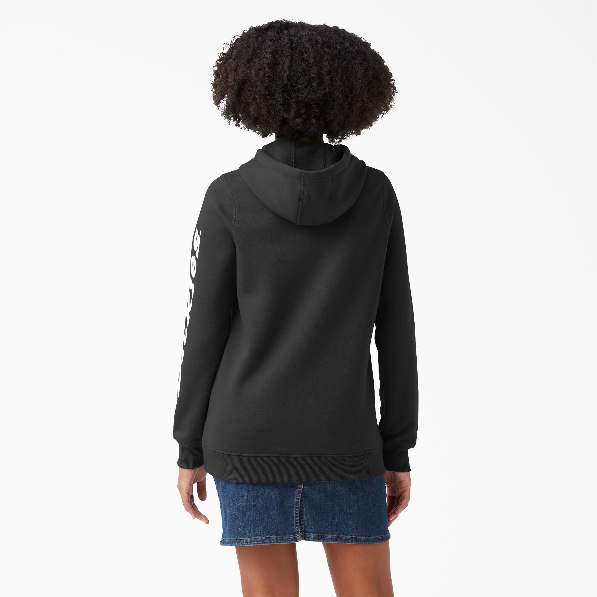 Women's Water Repellent Sleeve Logo Hoodie - Image 2