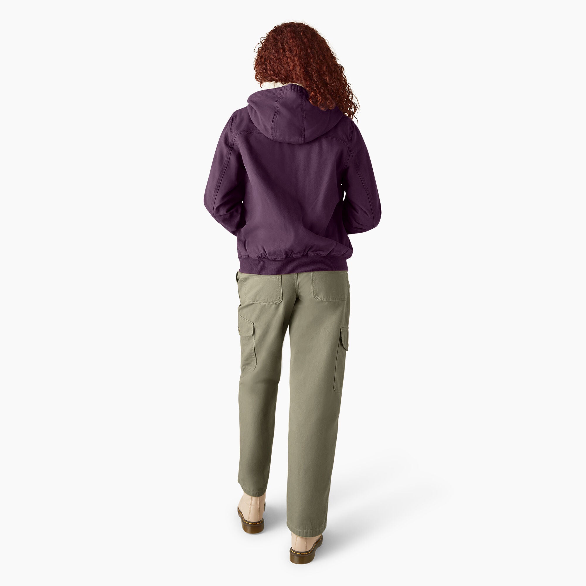 Women's Fleece Lined Duck Canvas Jacket - Image 5