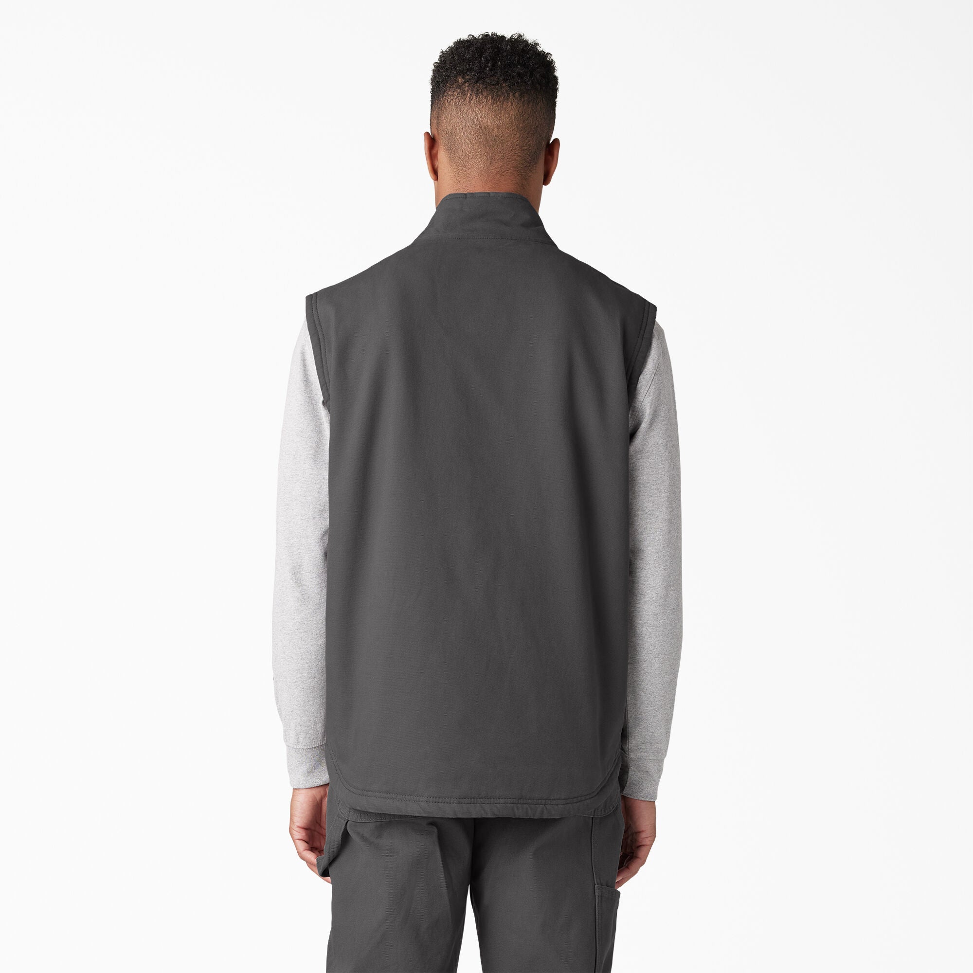 Duck Canvas High Pile Fleece Lined Vest - Image 2