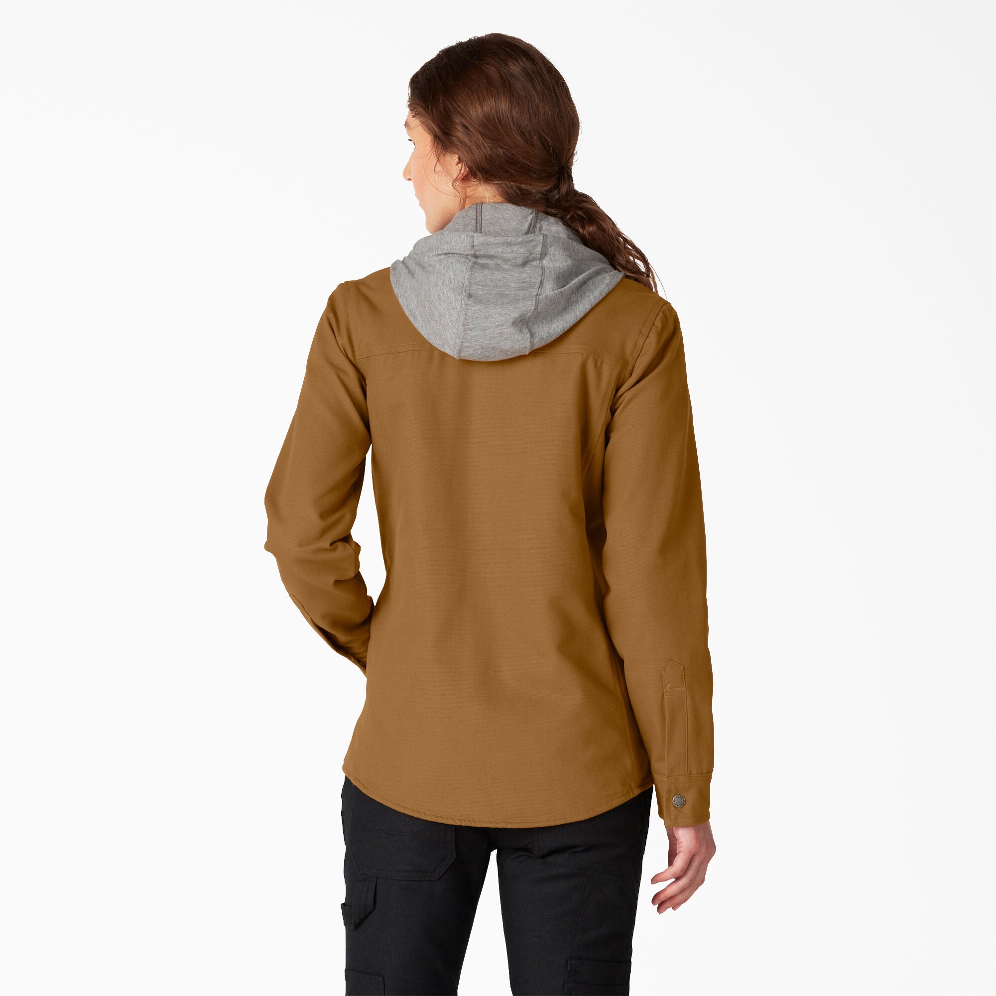 Women's Duck Hooded Shirt Jacket - Image 2