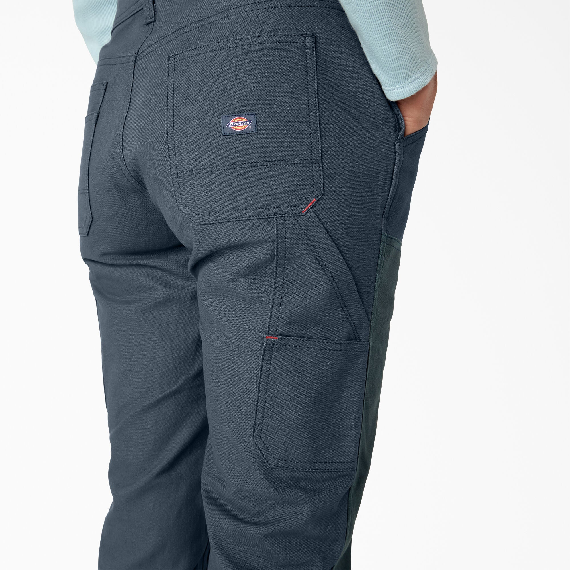 Women's Relaxed Fit Waxed Canvas Bib Overalls - Image 7