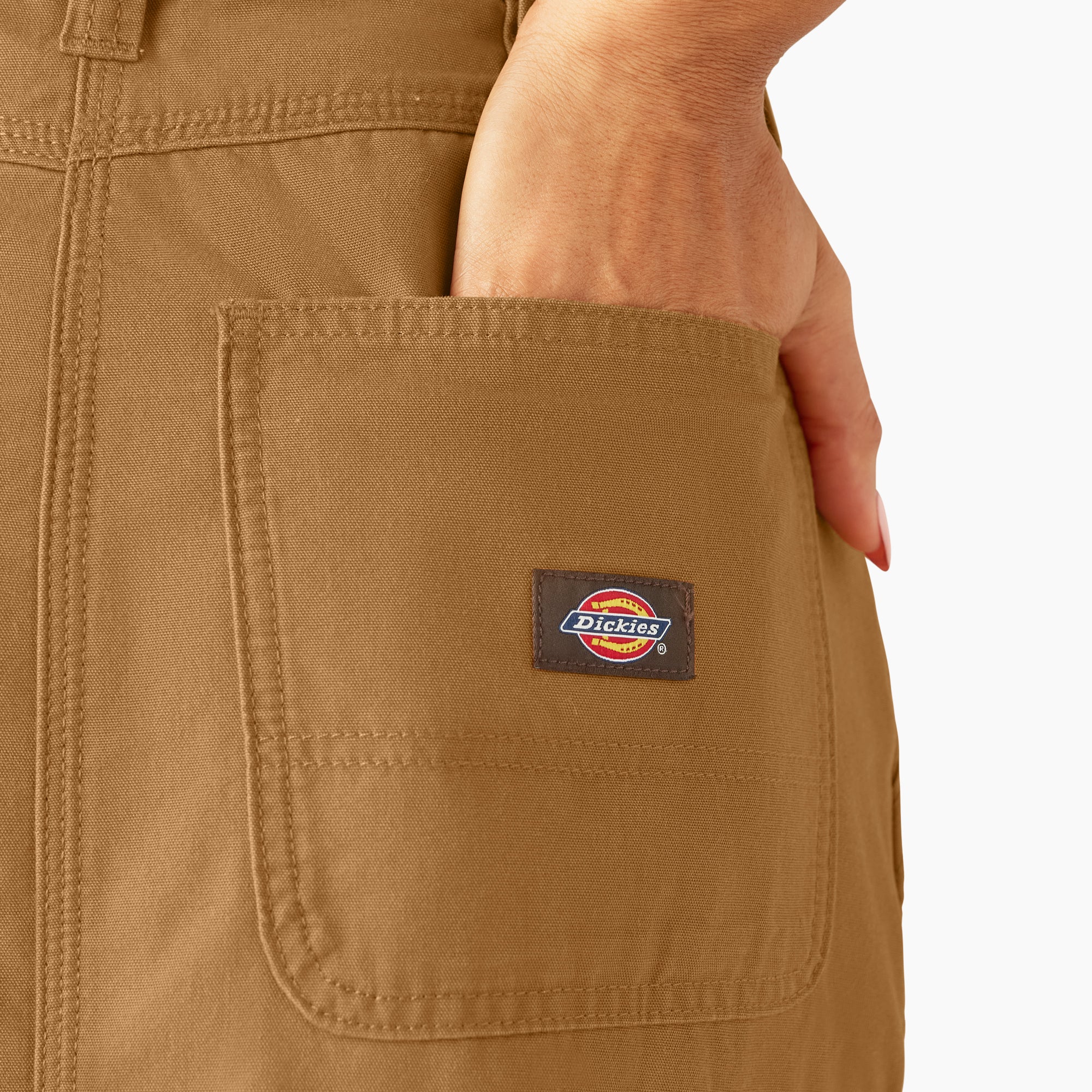 Women's Duck Canvas Cargo Midi Skirt - Image 6