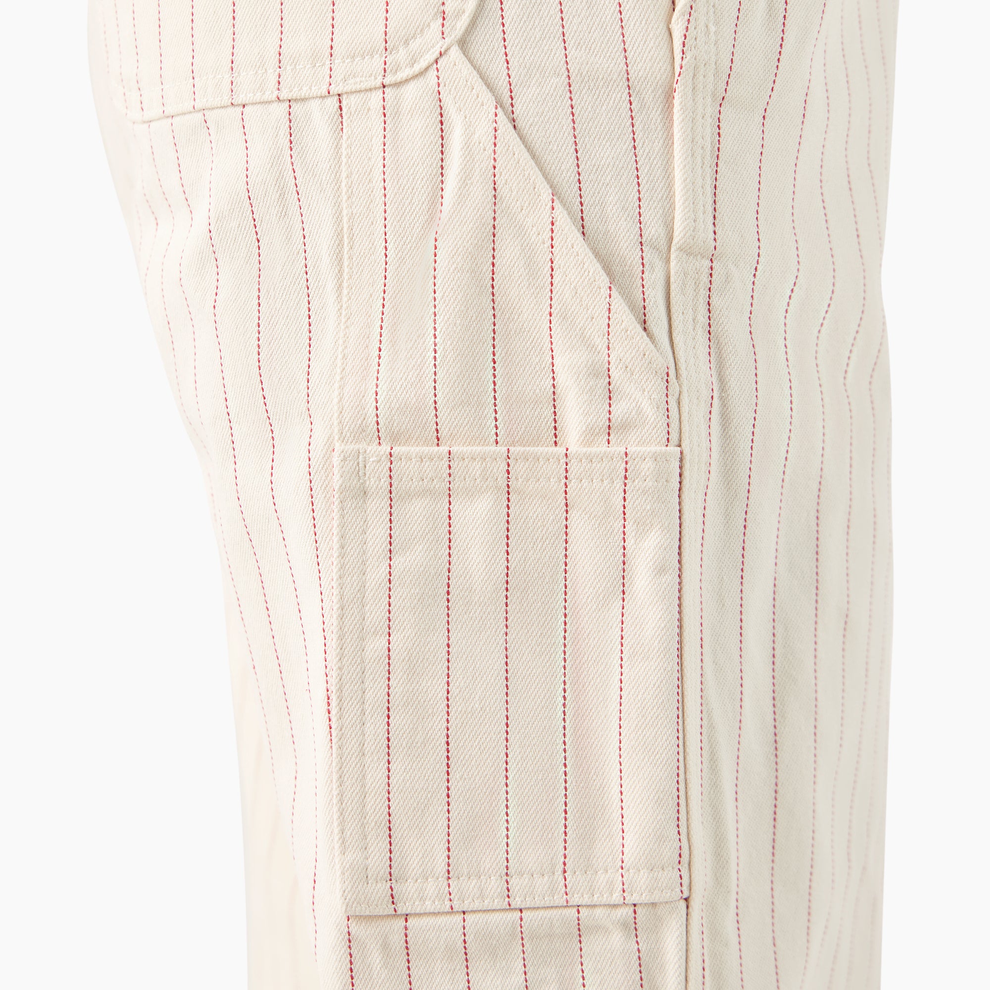 Women's Pinstripe Service Bib Overalls - Image 12