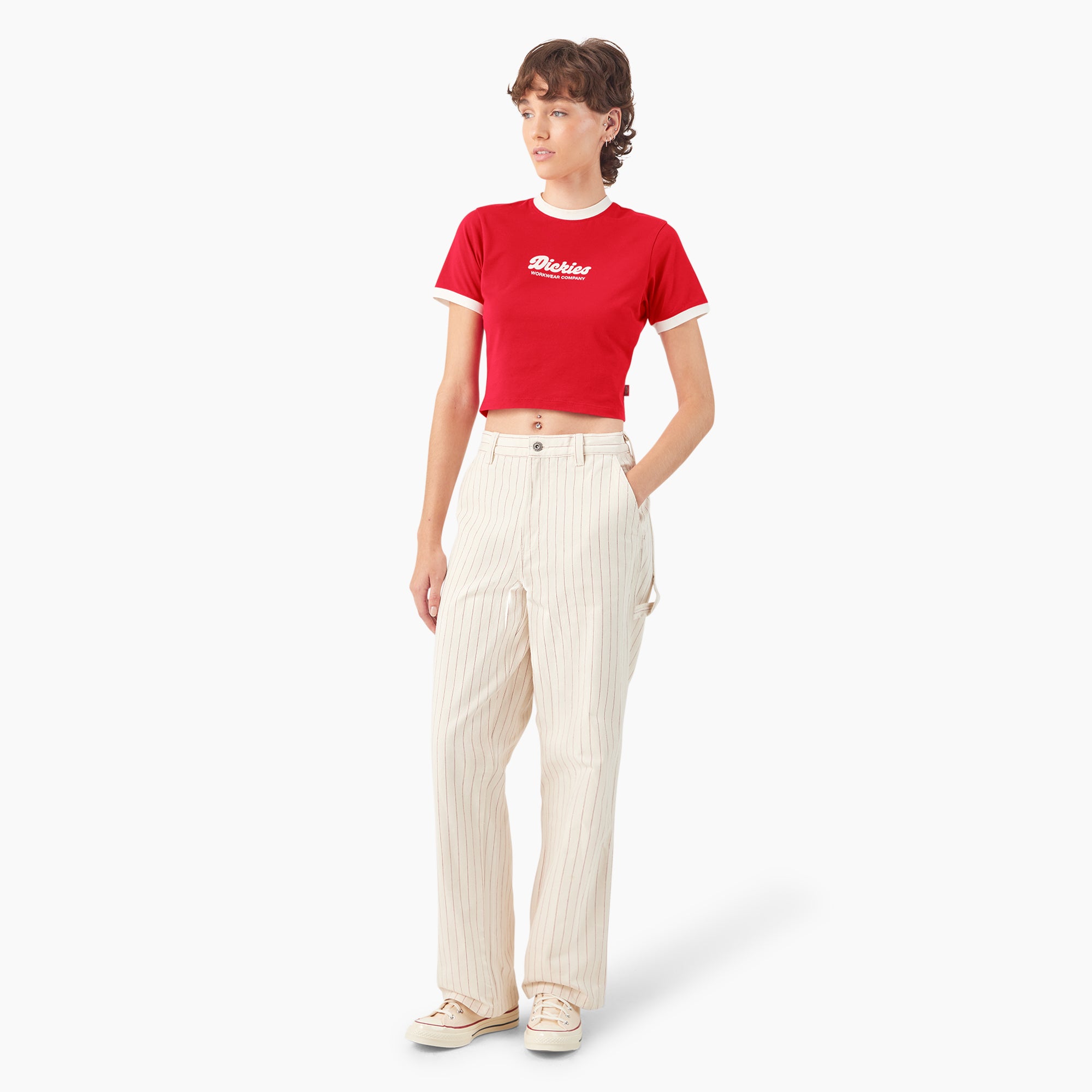Women's Lewistown Cropped Ringer T-Shirt - Image 4