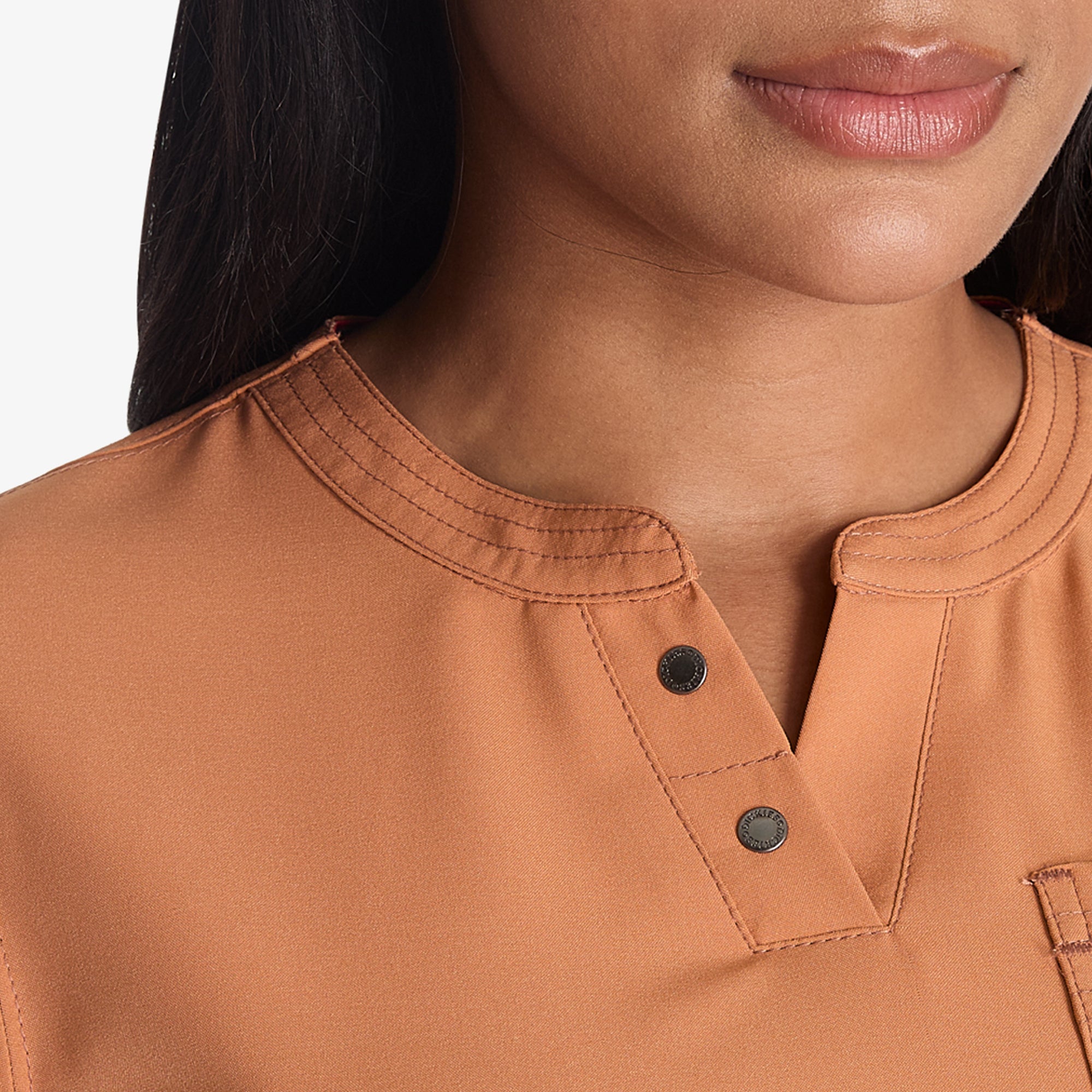 Women's EDS NXT Henley Scrub Top - Image 8