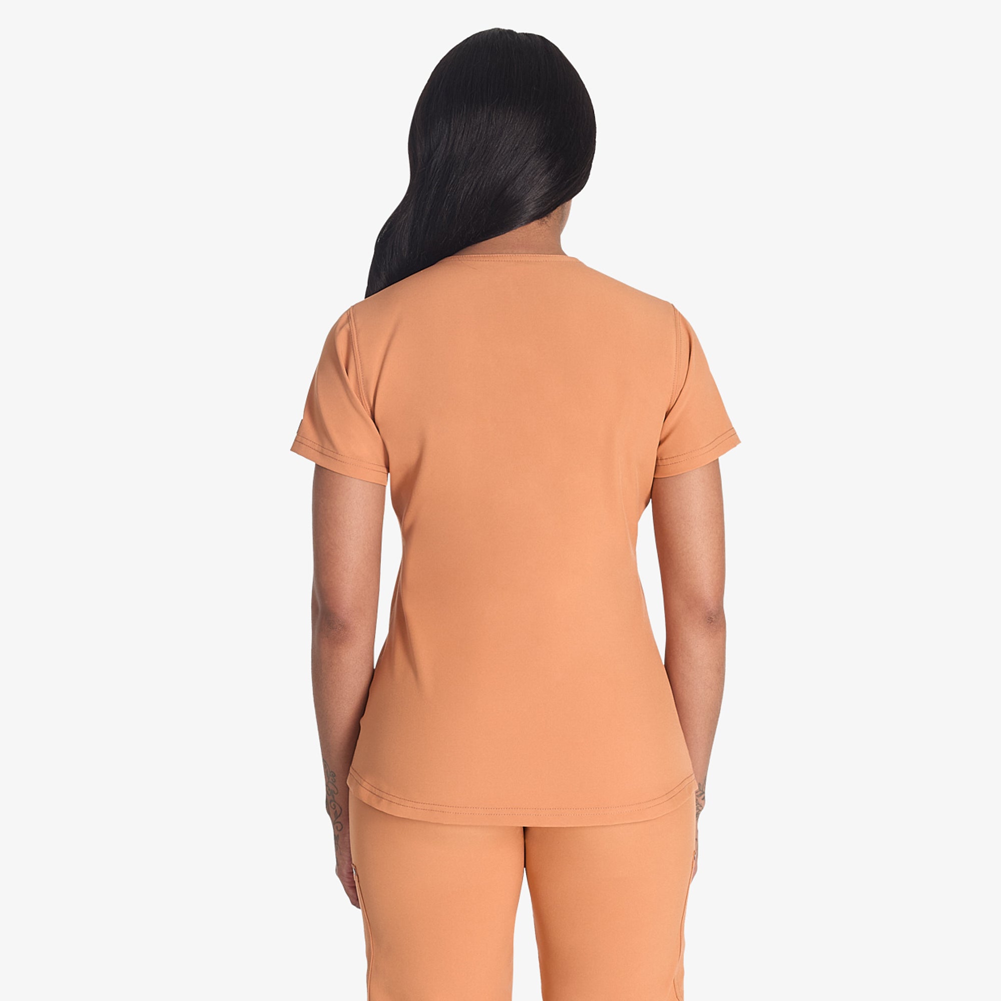 Women's EDS NXT Henley Scrub Top - Image 2