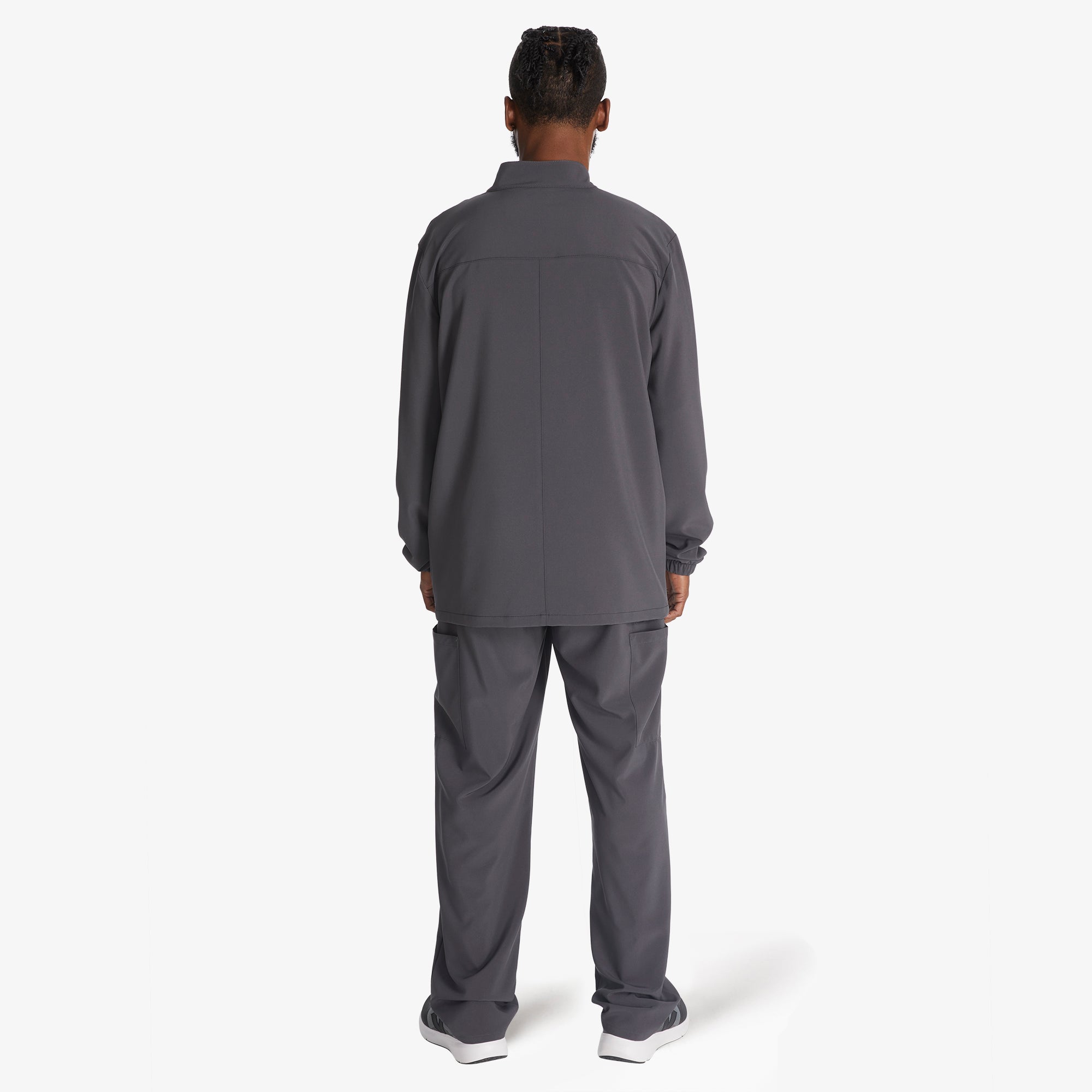 Men's EDS Essentials Zip Front Scrub Jacket - Image 6