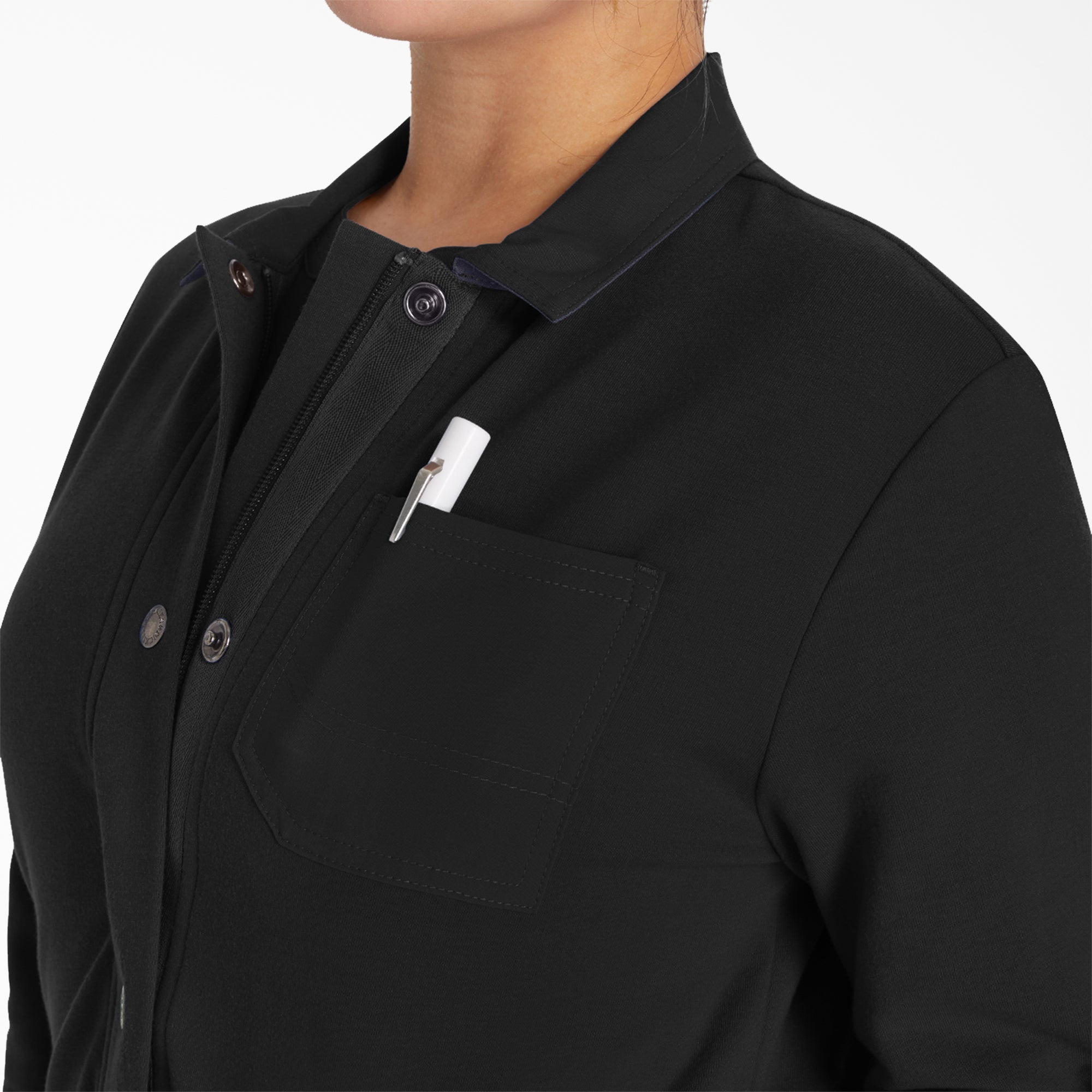 Women's EDS NXT Zip Front Scrub Jacket - Image 5