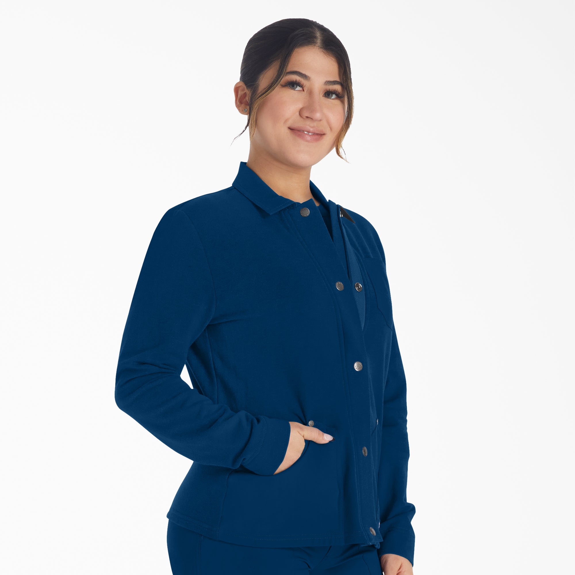 Women's EDS NXT Zip Front Scrub Jacket - Image 4