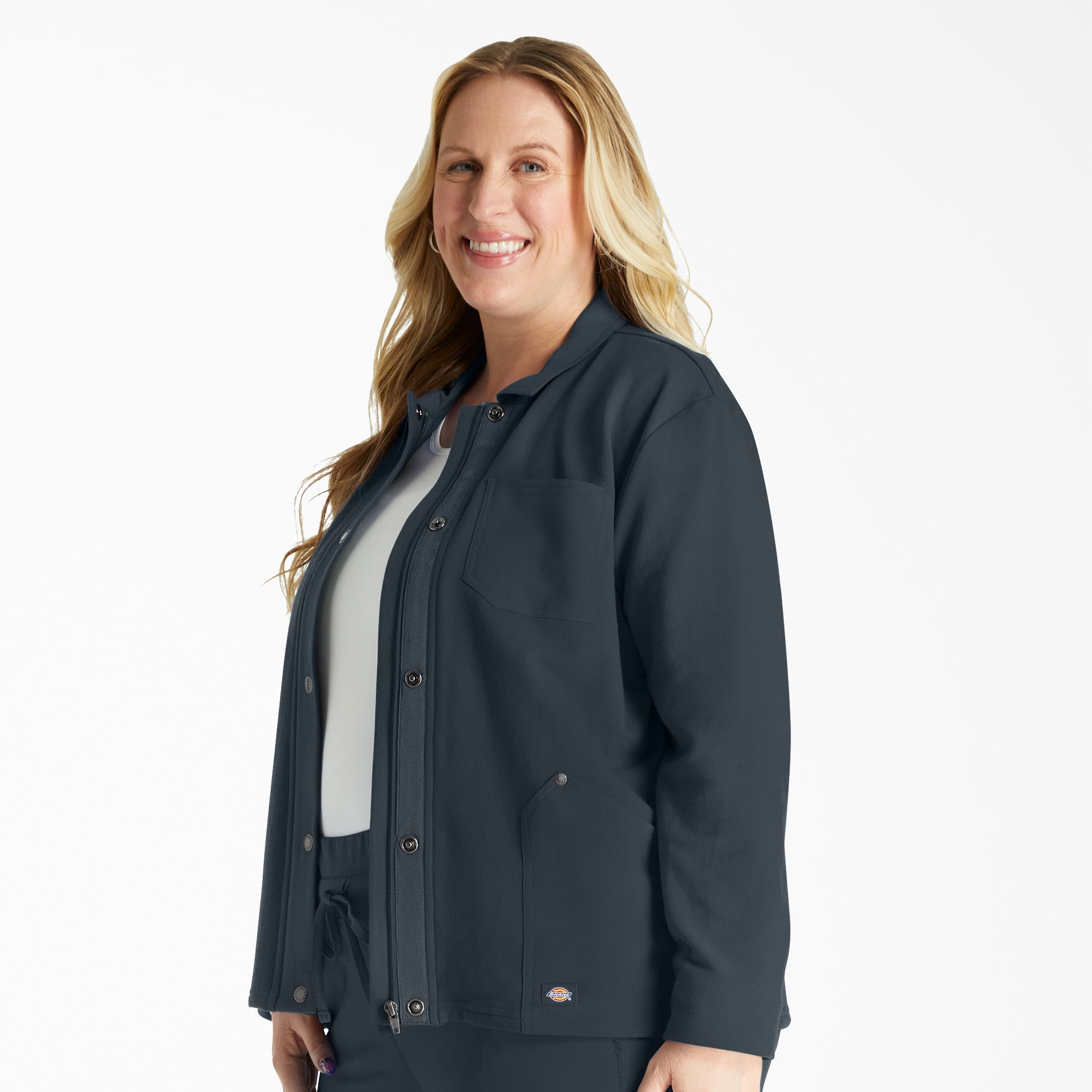 Women's EDS NXT Zip Front Scrub Jacket - Image 4