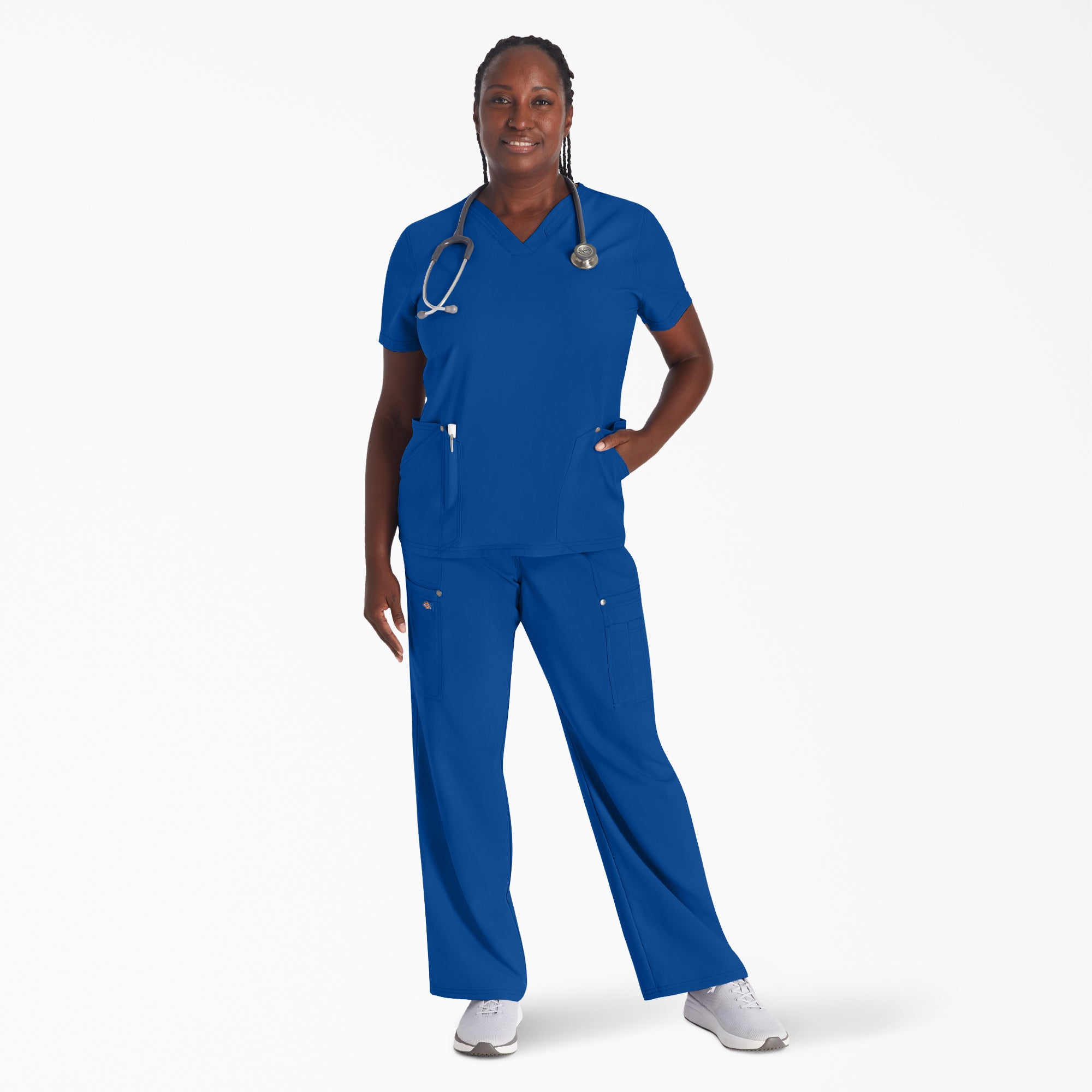 Women's EDS NXT V-Neck Scrub Top - Image 5