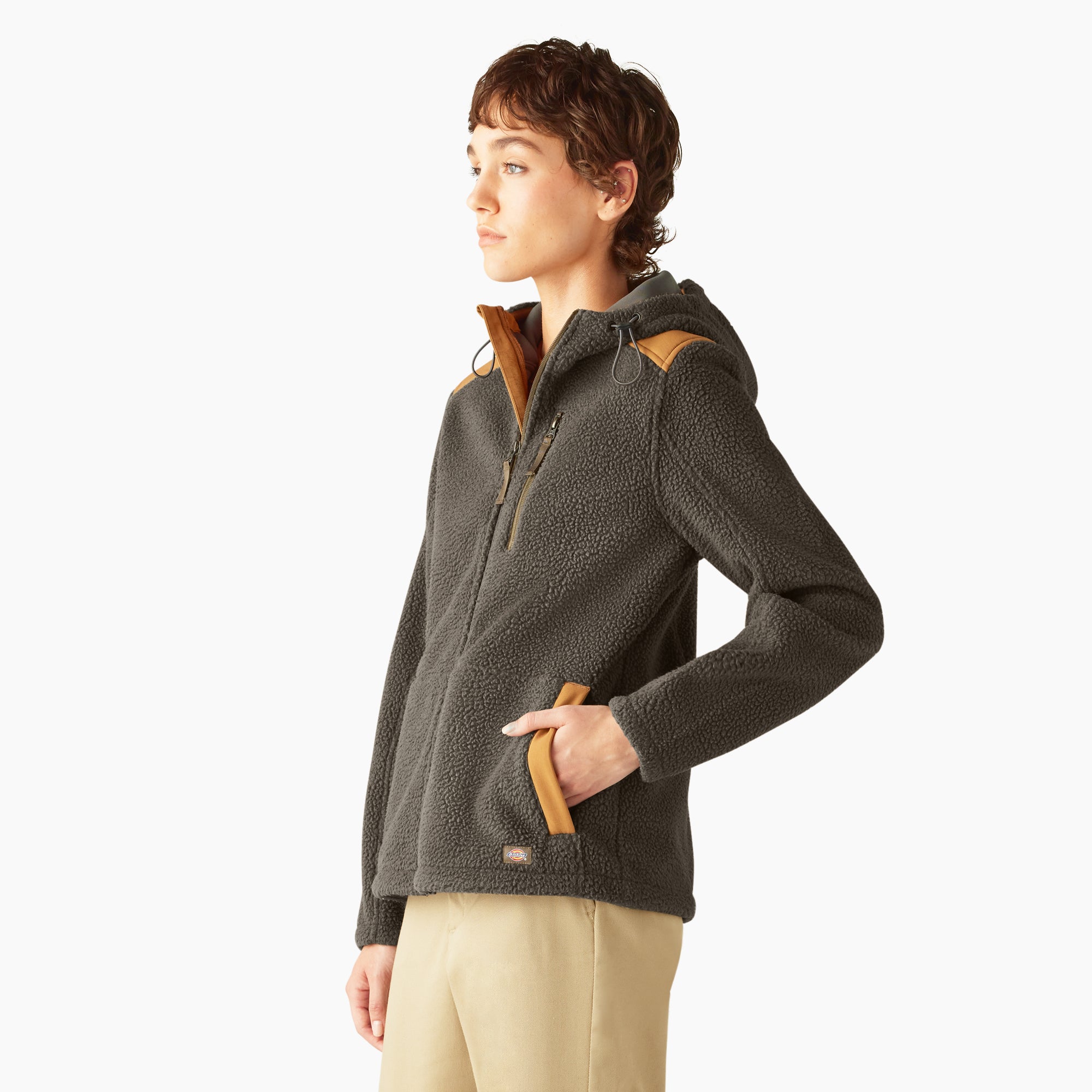 Women's High Pile Fleece Jacket - Image 3