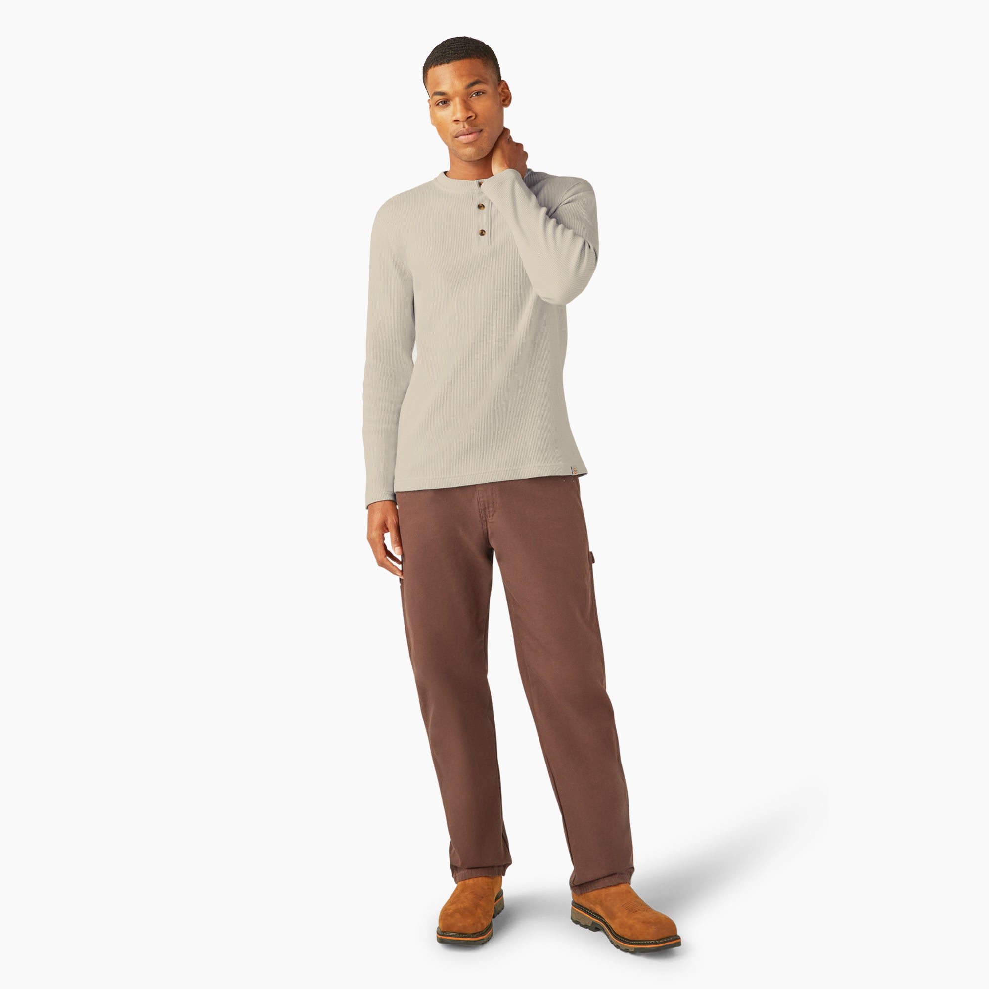 Henley Thermal Shirt - Image 4