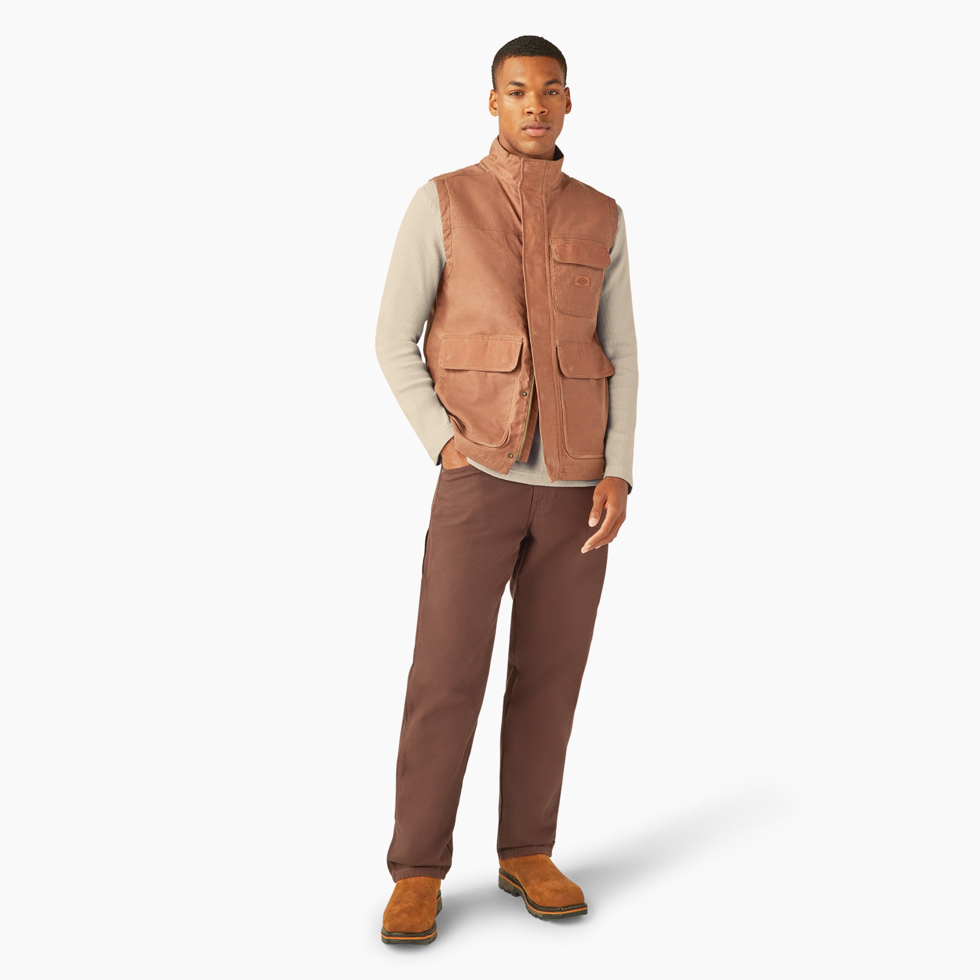 Fully Waxed Canvas Vest - Image 4