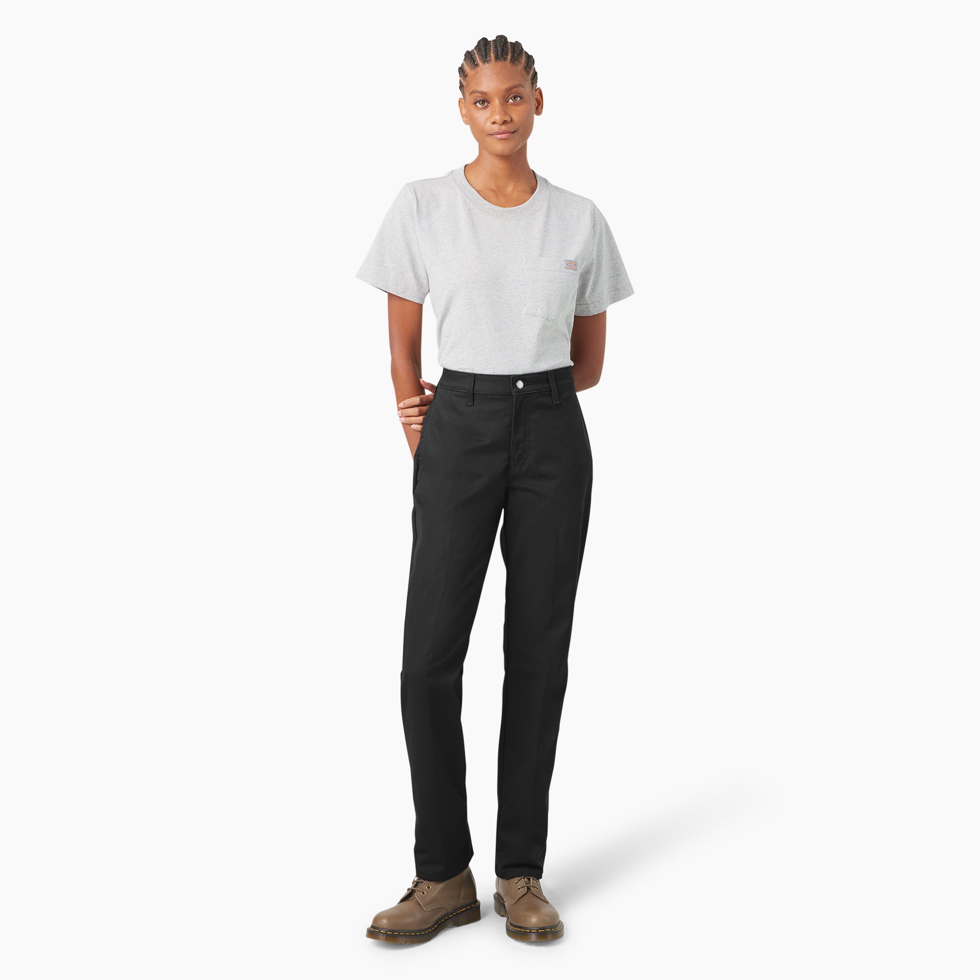 Women's Super Flex Straight Leg Work Pants - Image 4