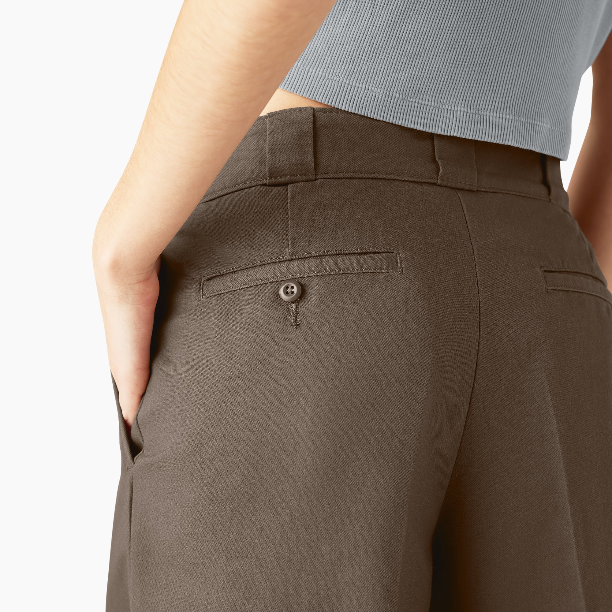Women's Pleated Work Pants - Image 9