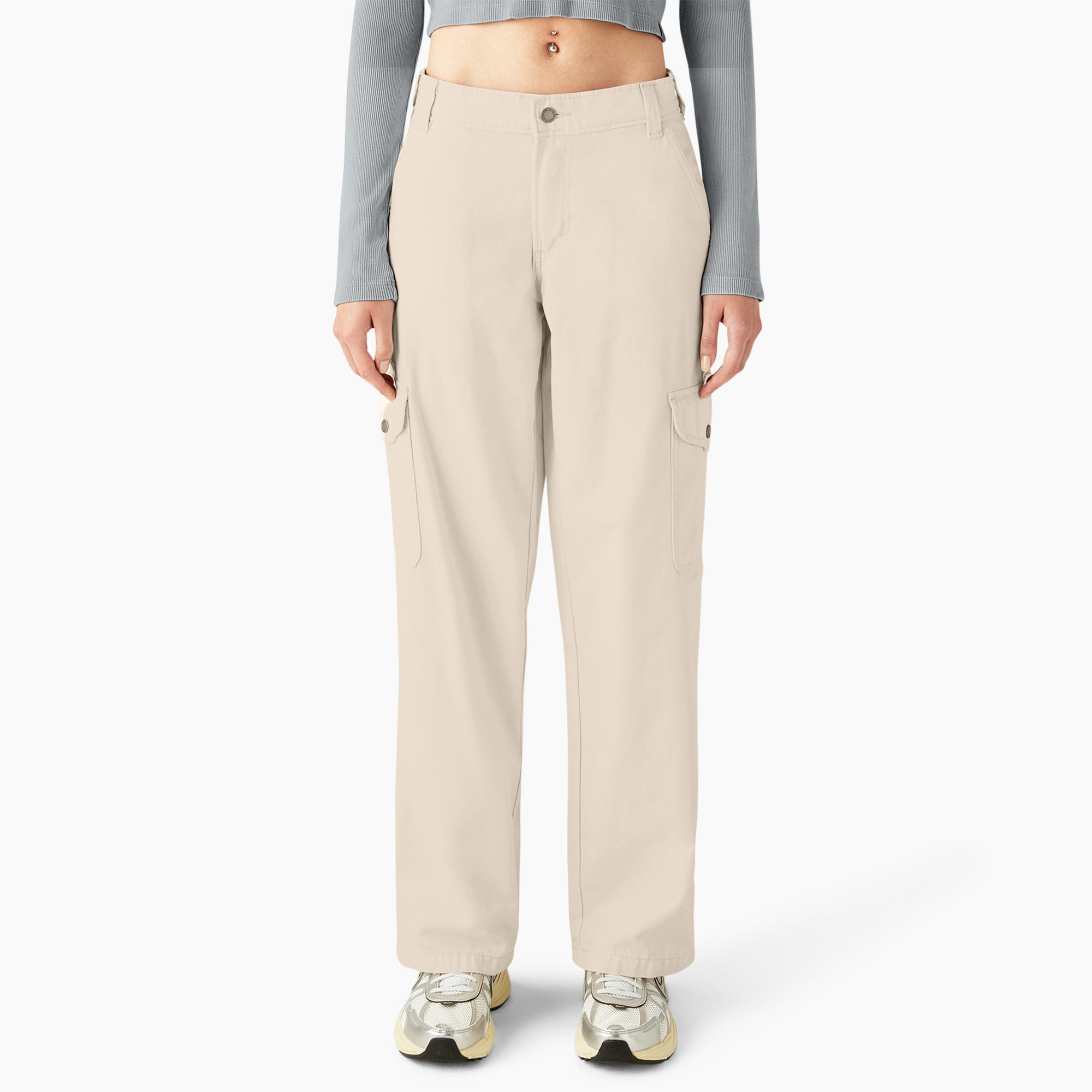 Women's Relaxed Fit Duck Canvas Cargo Pants