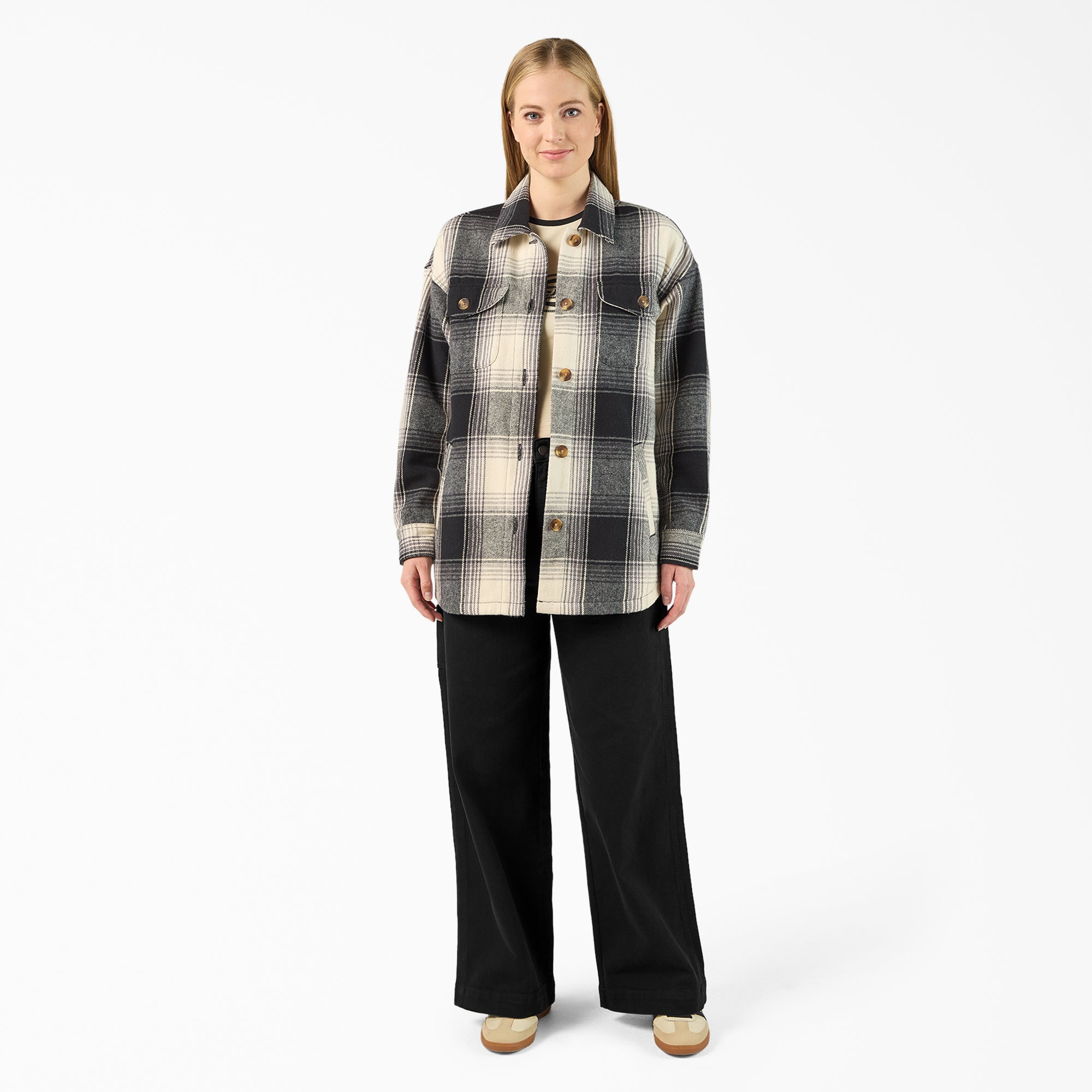 Women's Flannel Shacket - Image 4