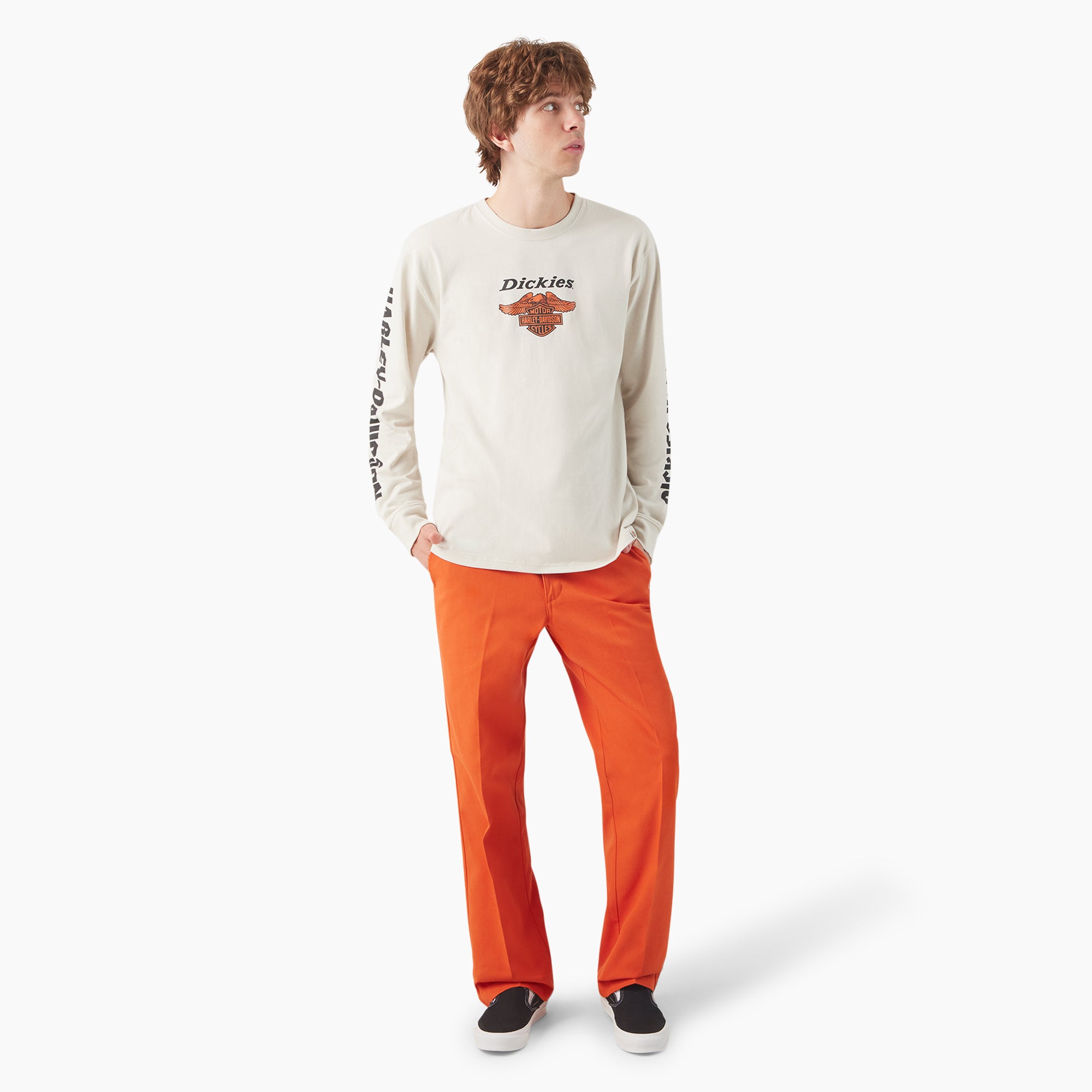 Dickies x Harley-Davidson Heavyweight Long Sleeve Eagle Tee - Image 5