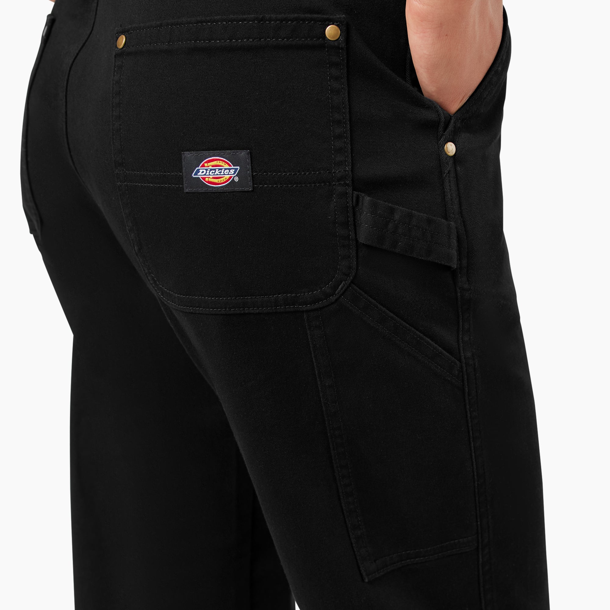 Dickies x Harley-Davidson Women's Carpenter Pants with Belt - Image 8