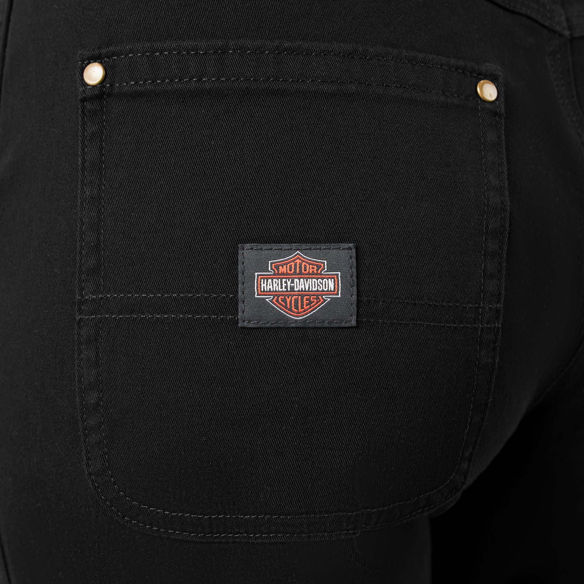 Dickies x Harley-Davidson Women's Carpenter Pants with Belt - Image 9