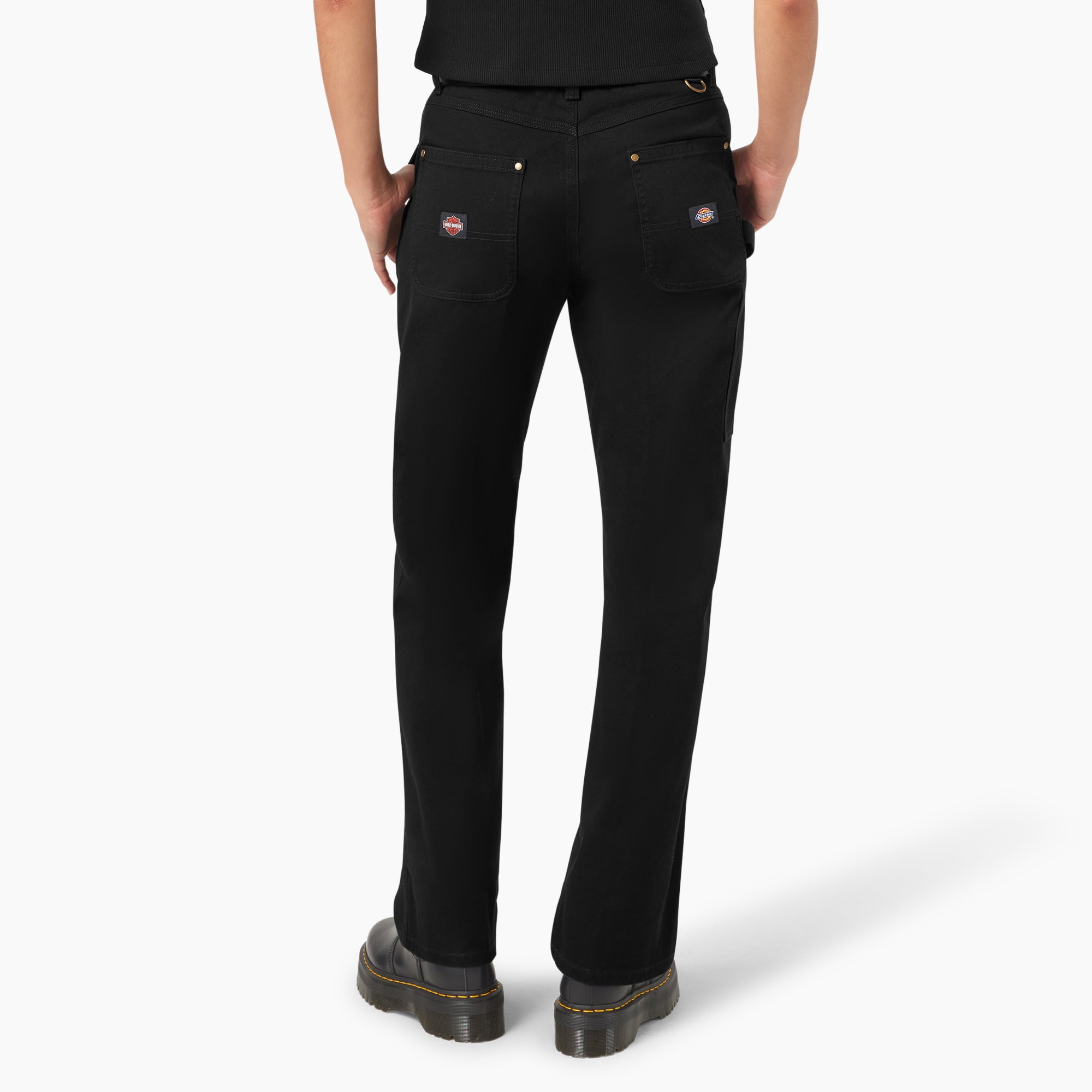 Dickies x Harley-Davidson Women's Carpenter Pants with Belt - Image 2