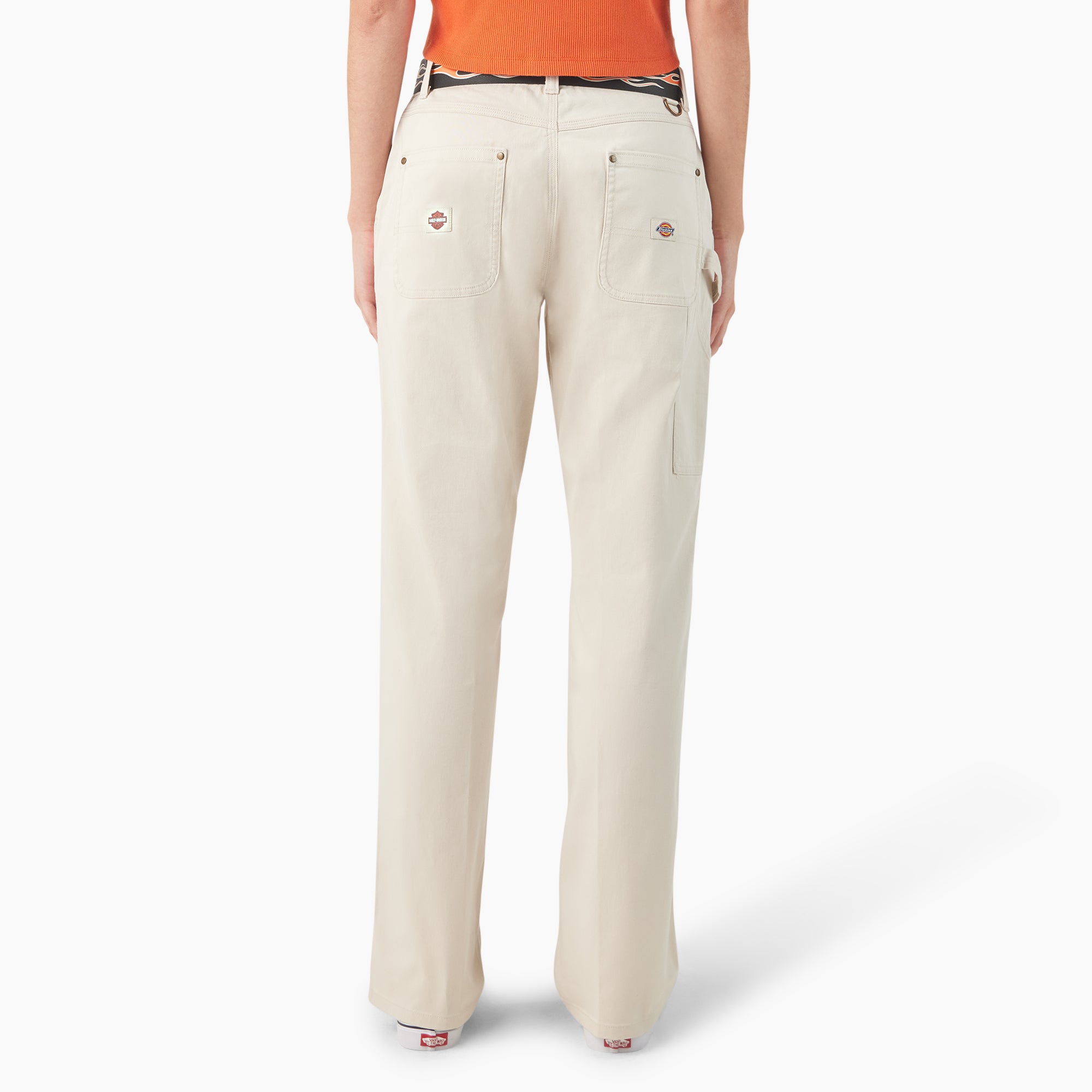 Dickies x Harley-Davidson Women's Carpenter Pants with Belt - Image 2
