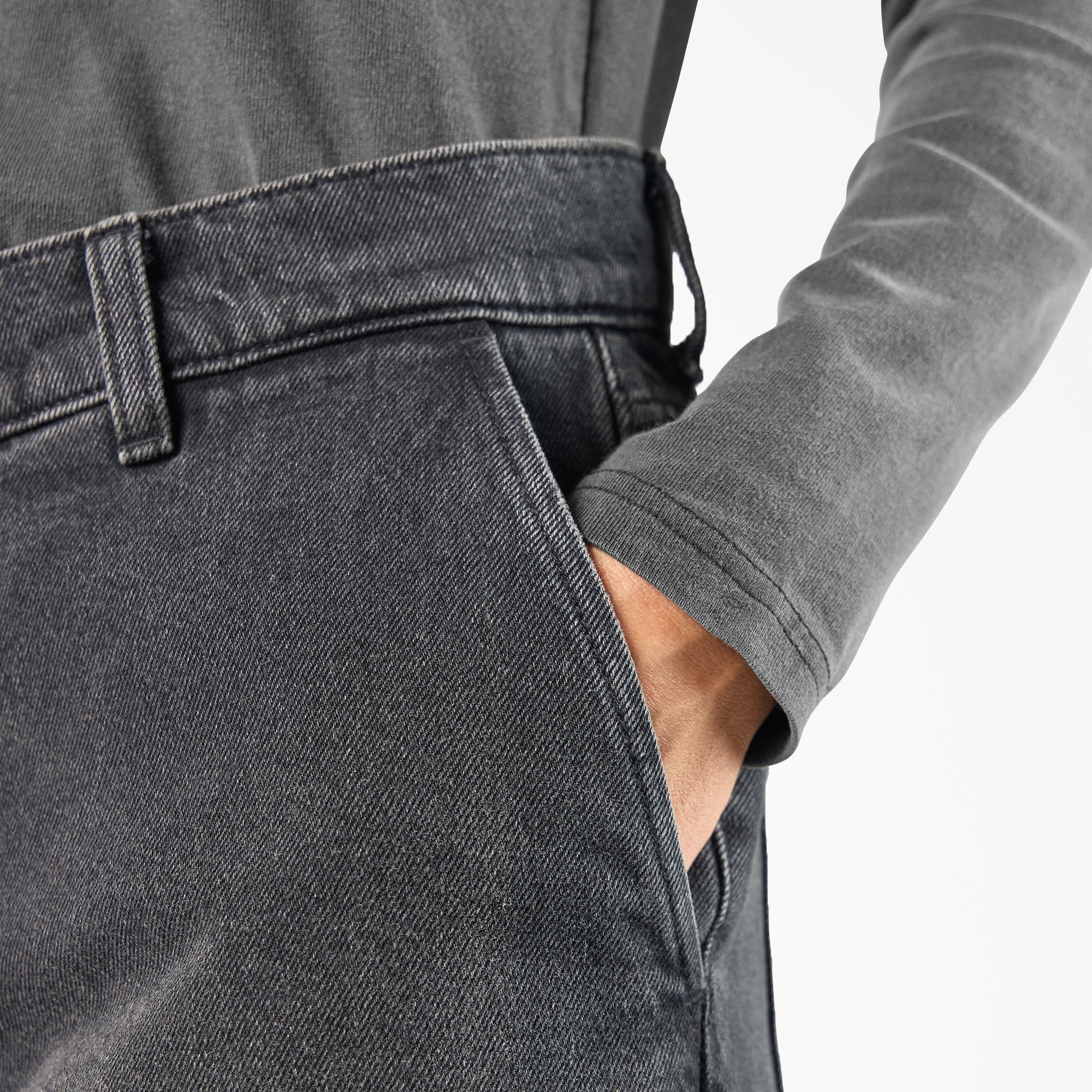 Women's Loose Fit Double Knee Jeans - Image 8